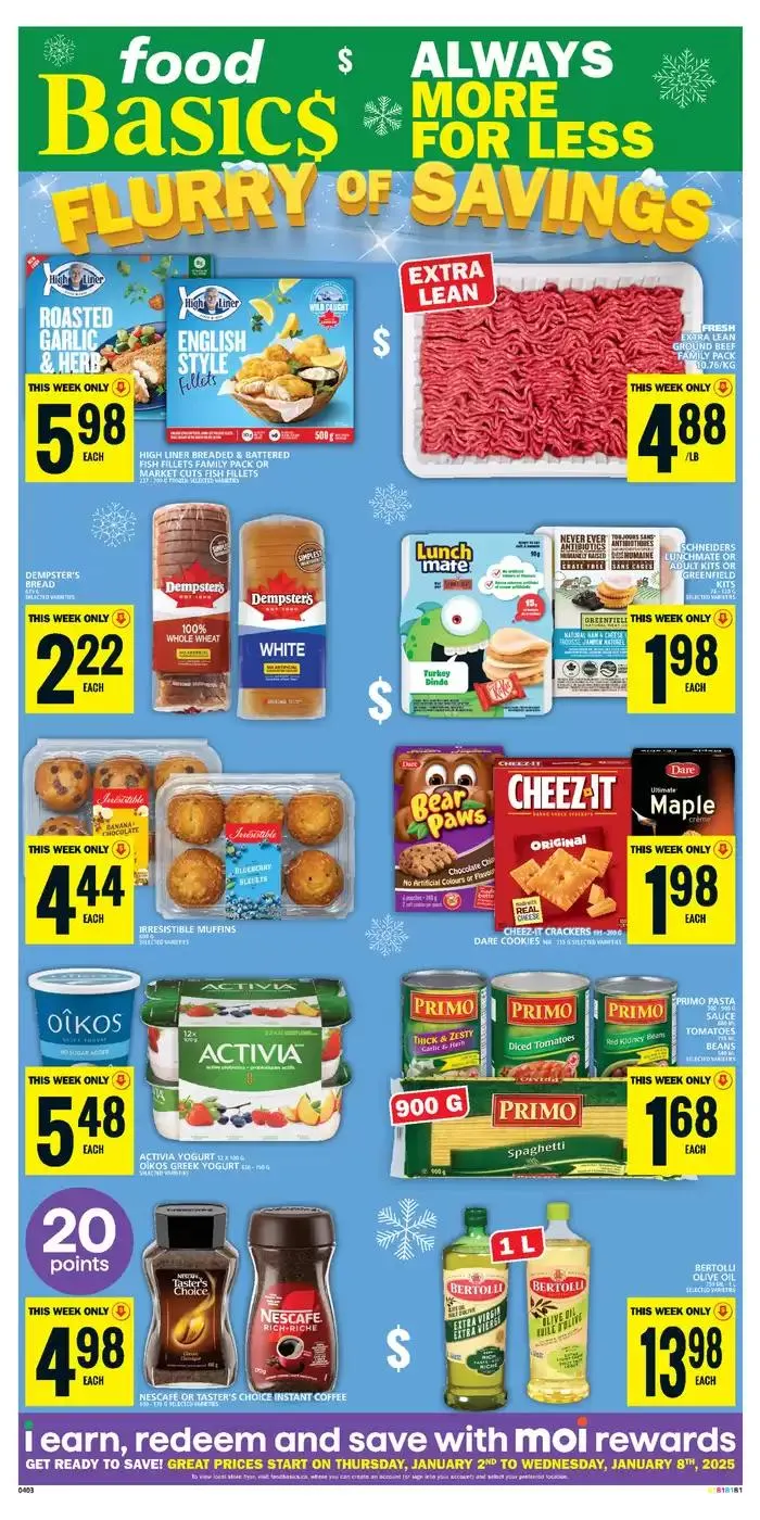 Food Basics weekly flyer from January 2 to January 8 2025 - flyer page 2