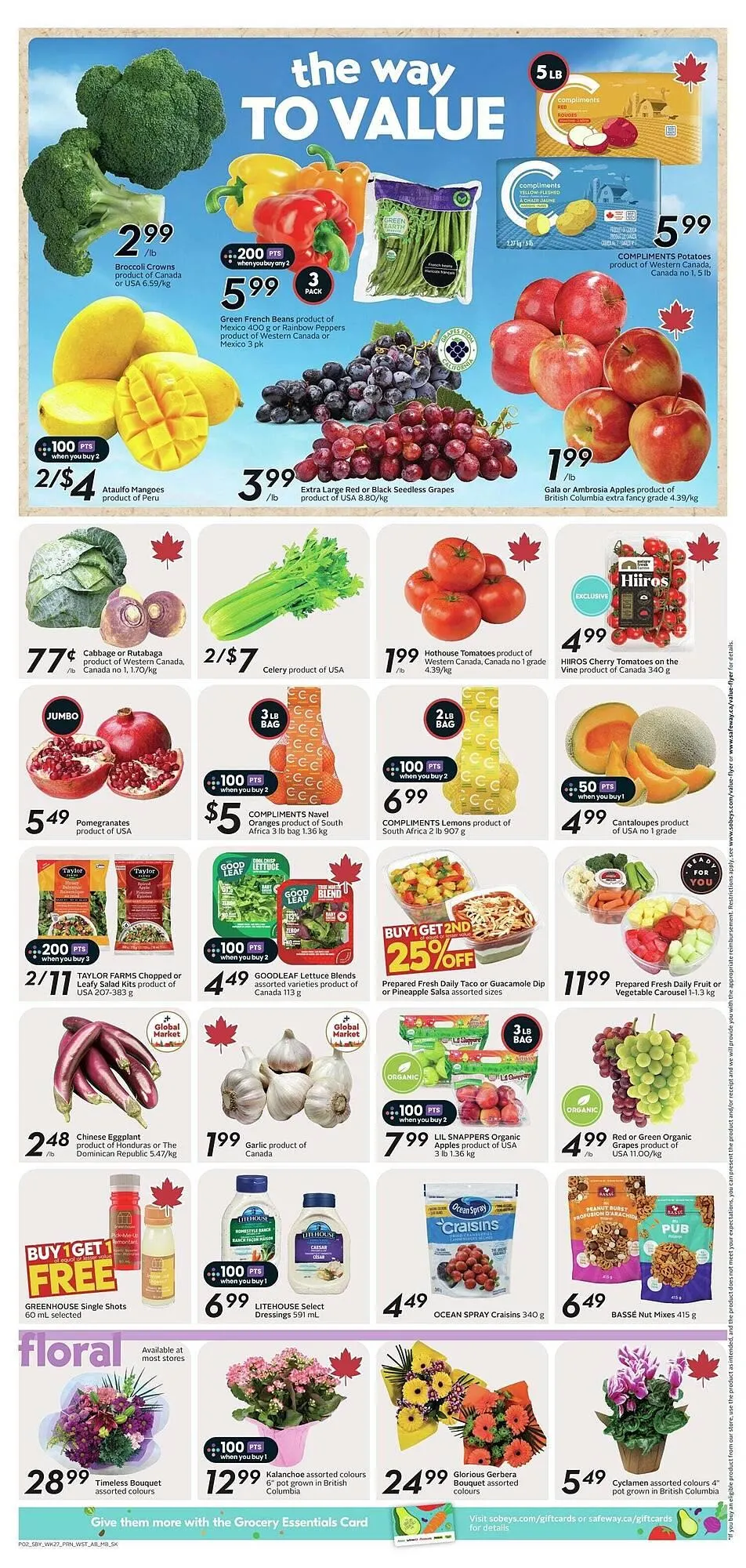 Safeway flyer from October 30 to November 5 2025 - flyer page 5