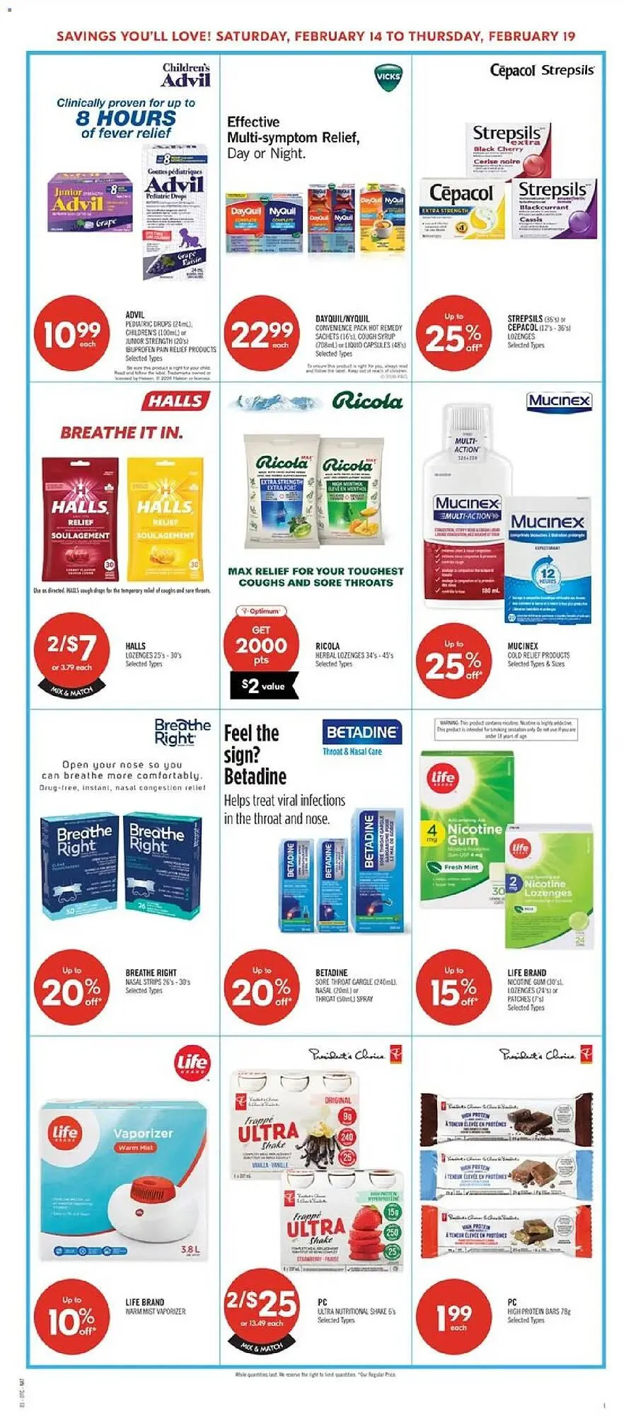 Shoppers Drug Mart flyer from February 14 to February 19 2026 - flyer page 14