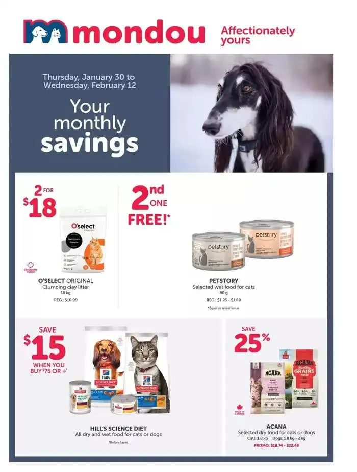 Top deals for all customers from January 30 to February 12 2025 - flyer page 1