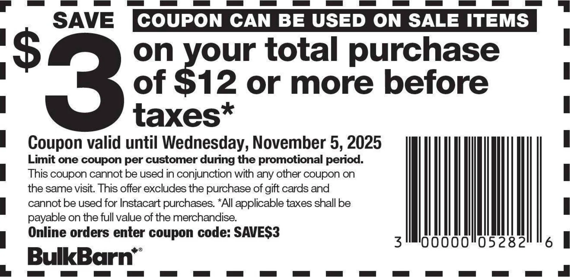 Bulk Barn flyer from October 23 to November 6 2025 - flyer page 3