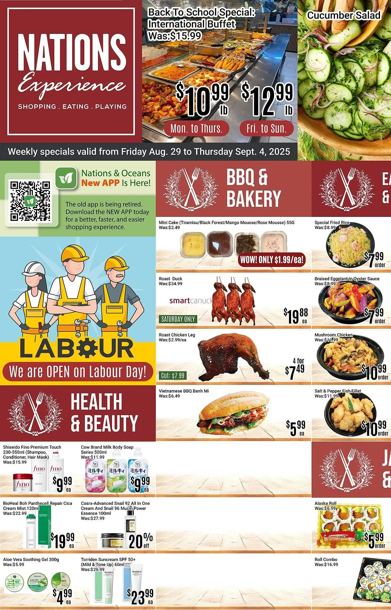 Nations Fresh Foods flyer from August 29 to September 4 2025 - flyer page 1