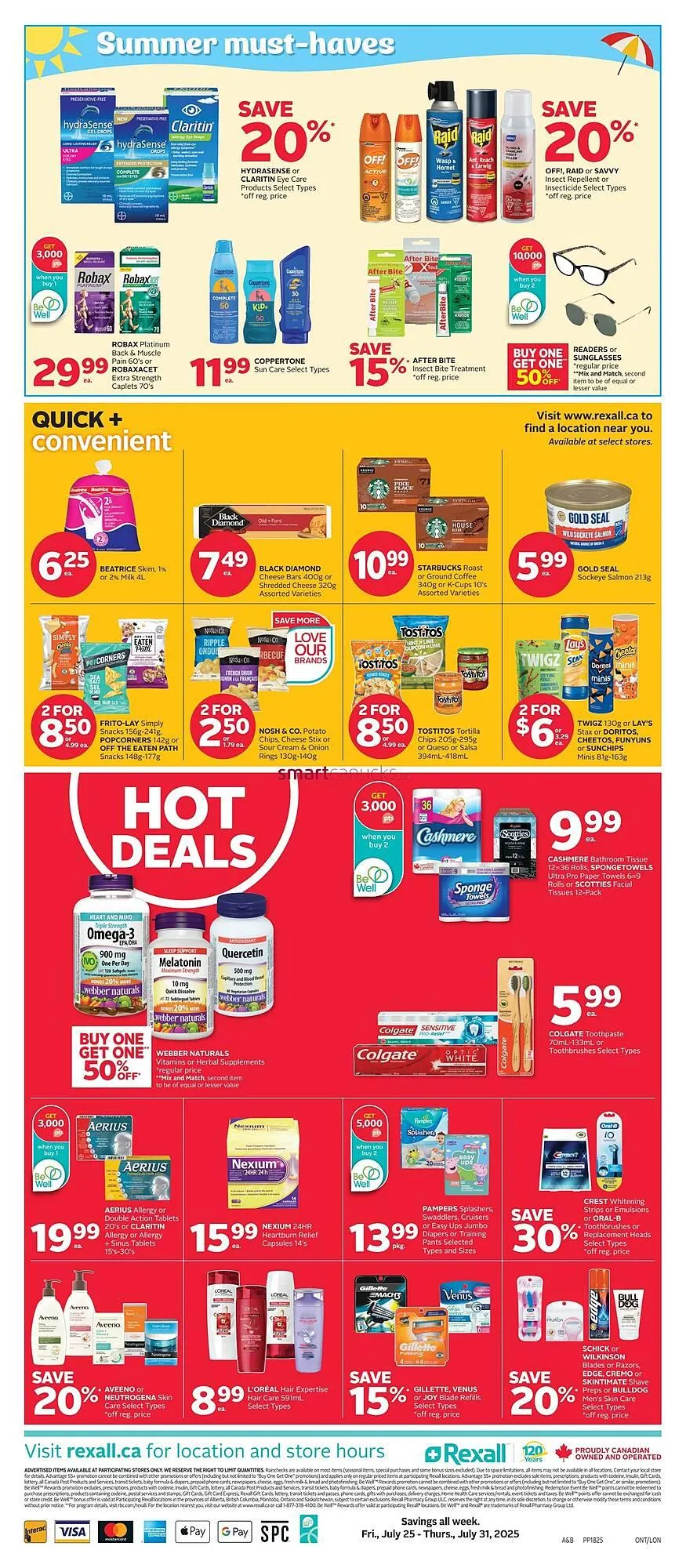 Rexall flyer from July 21 to August 24 2025 - flyer page 3