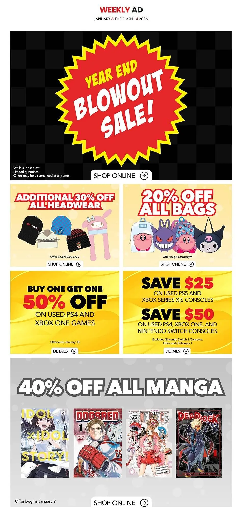 EB Games flyer - 1