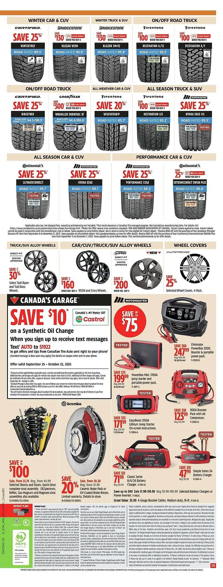 Canadian Tire flyer from September 26 to October 17 2025 - flyer page 21