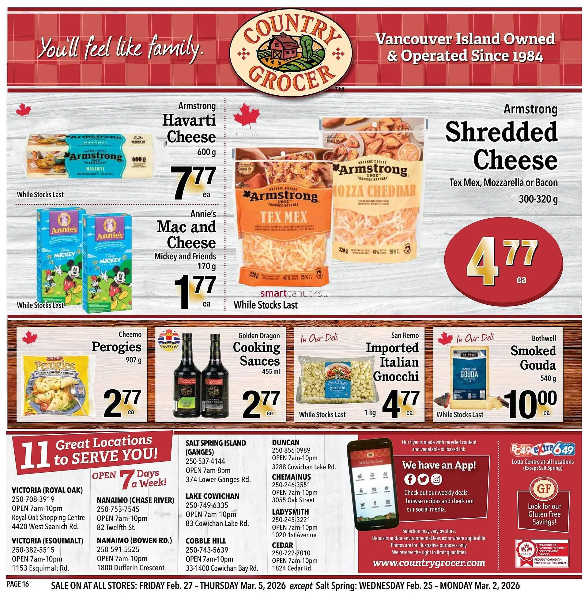 Country Grocer flyer from February 27 to March 5 2026 - flyer page 1