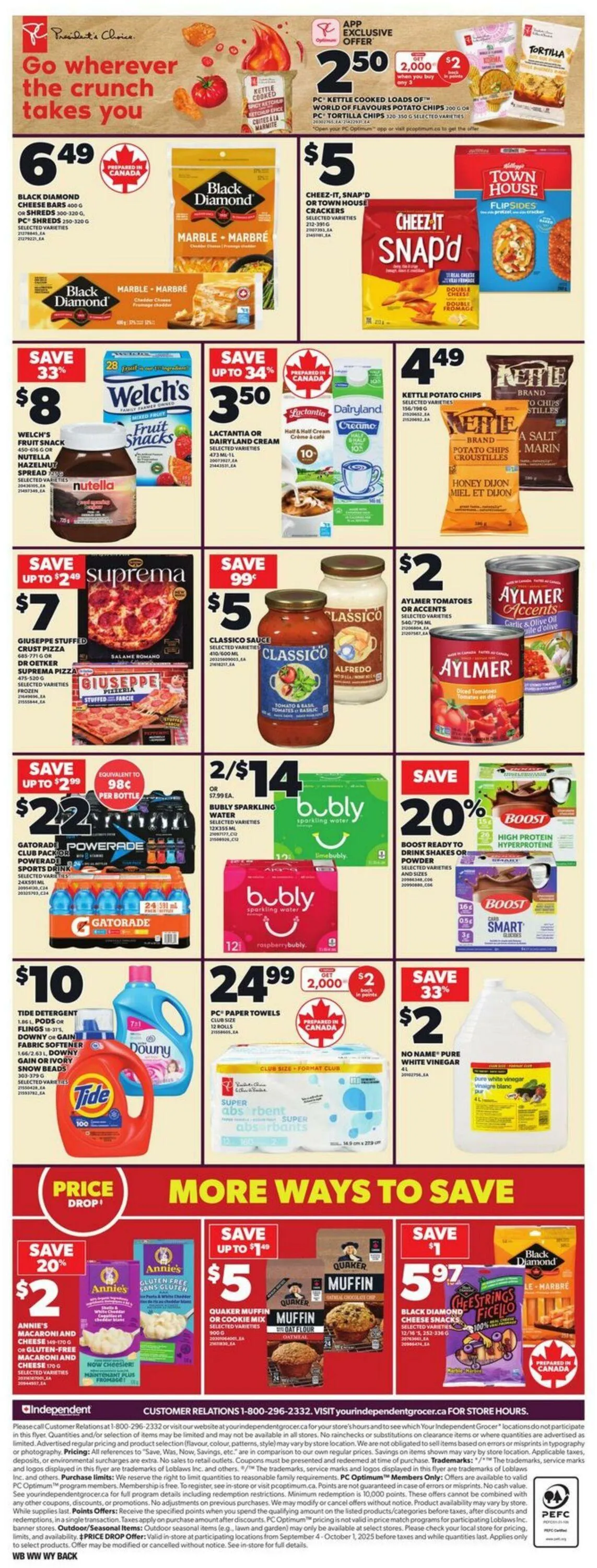 Independent Current flyer from September 25 to October 1 2025 - flyer page 4