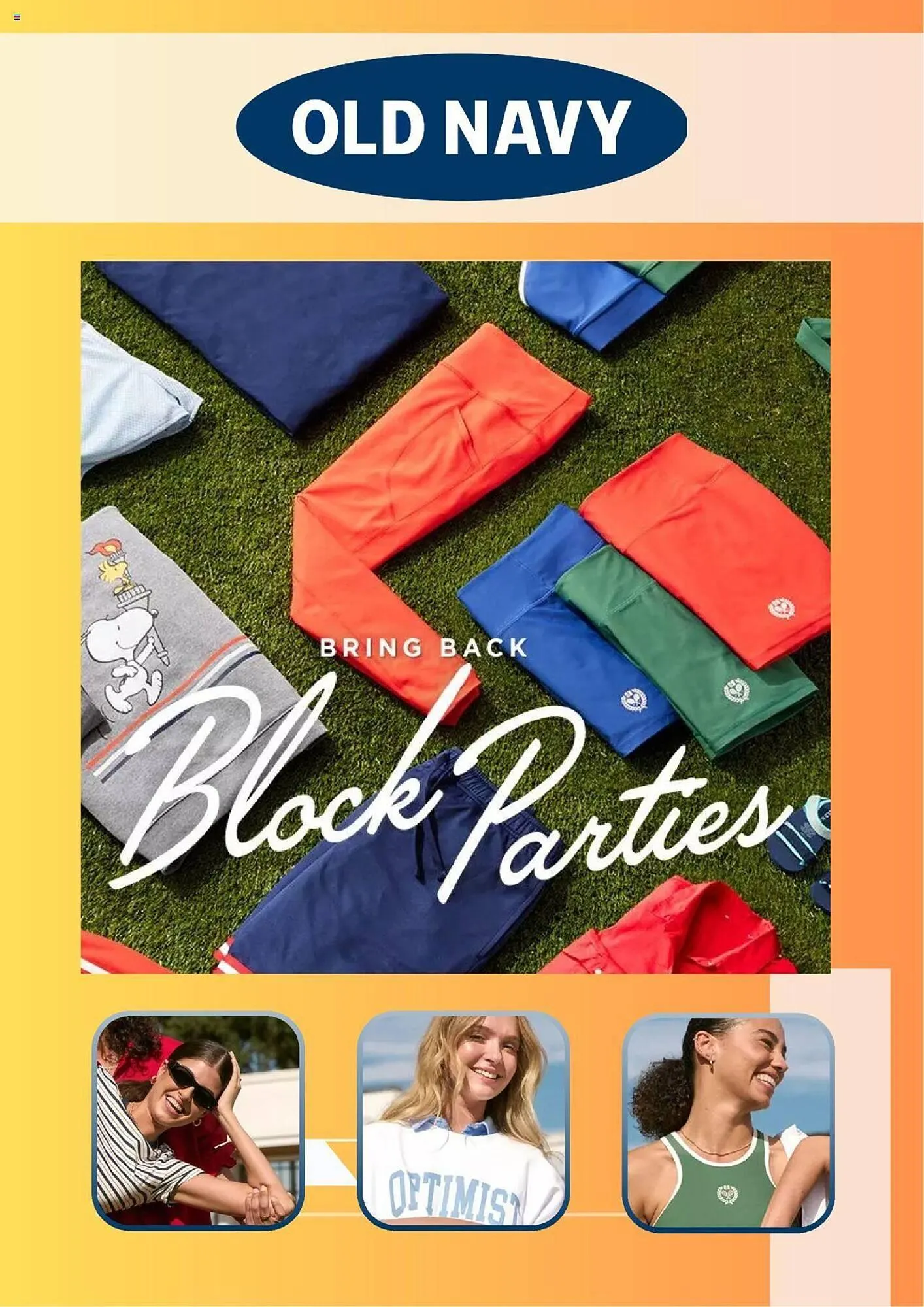 Old Navy flyer from June 27 to July 17 2024 - flyer page 1