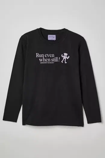 Hermanos Koumori Run Even When Still Long Sleeve Tee