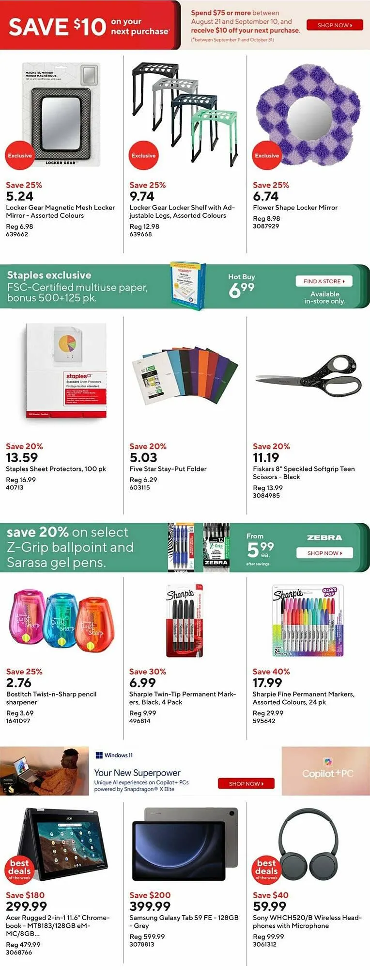 Staples flyer from August 22 to August 29 2024 - flyer page 5