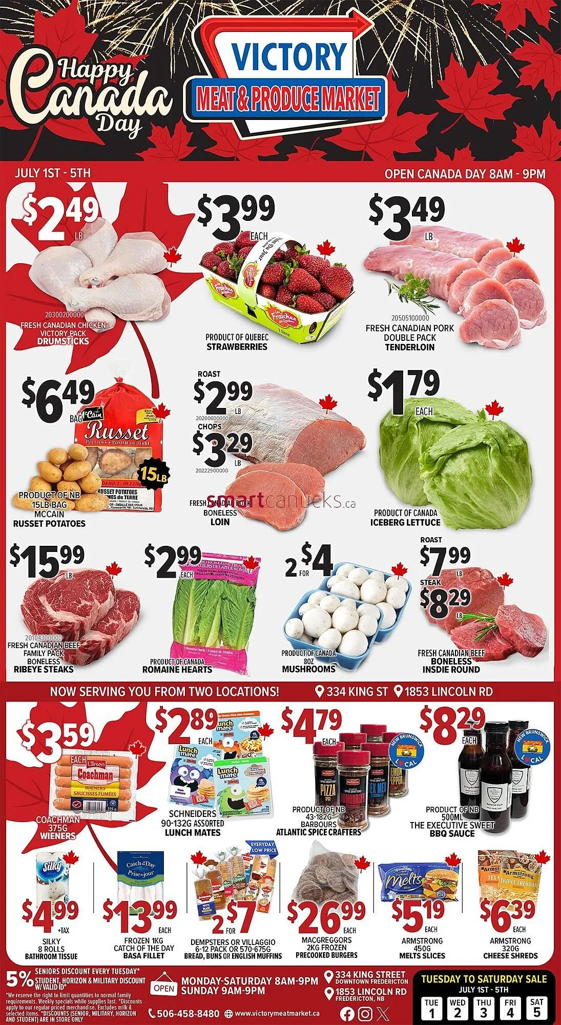 Victory Meat Market flyer - 1