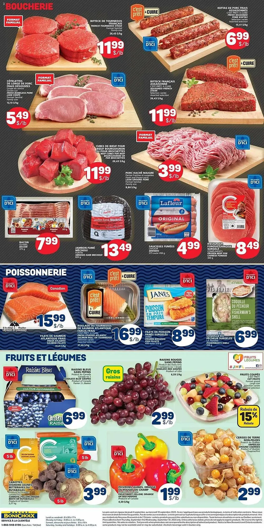 Marché Bonichoix flyer from September 3 to September 10 2025 - flyer page 4