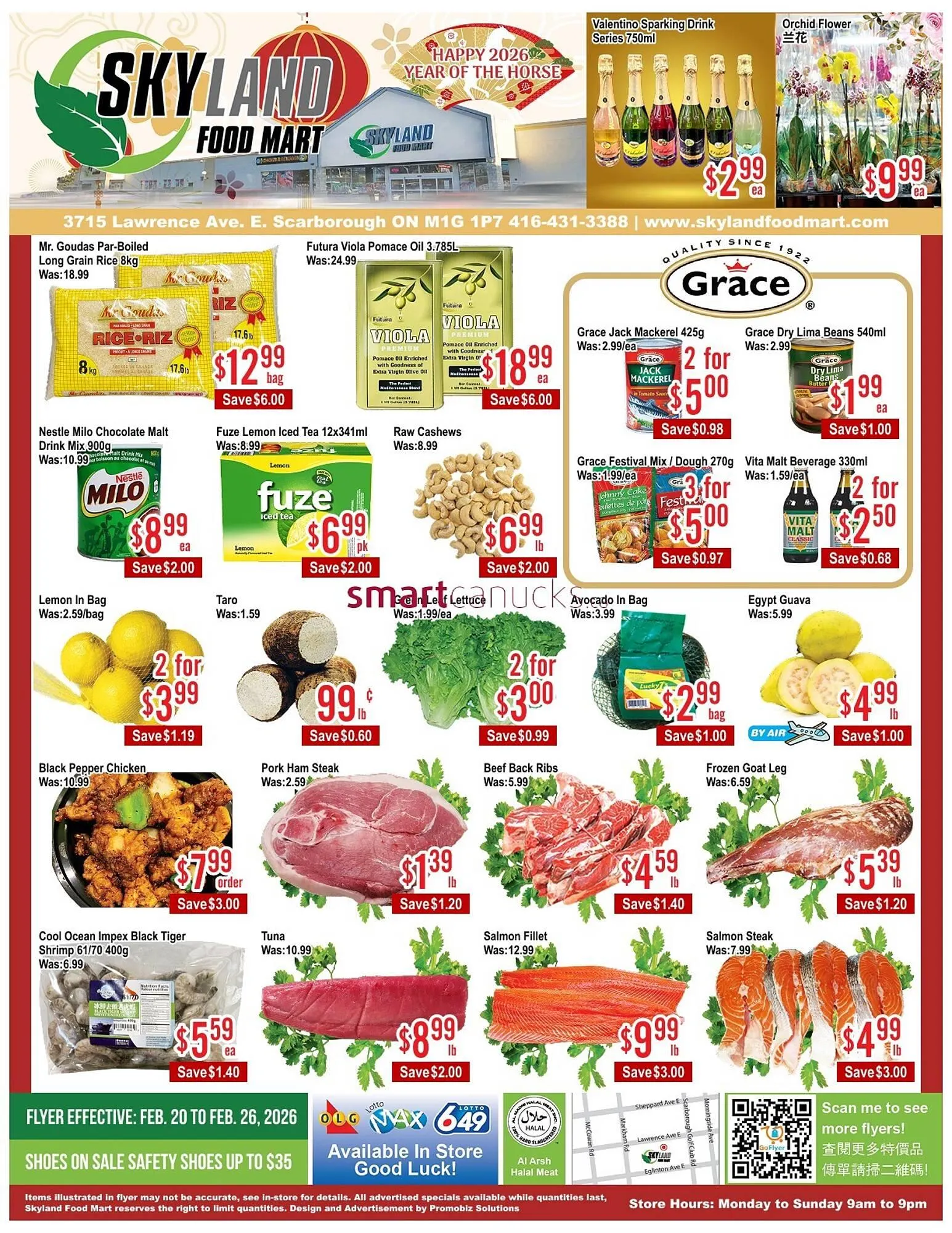Skyland Foodmart flyer - 1
