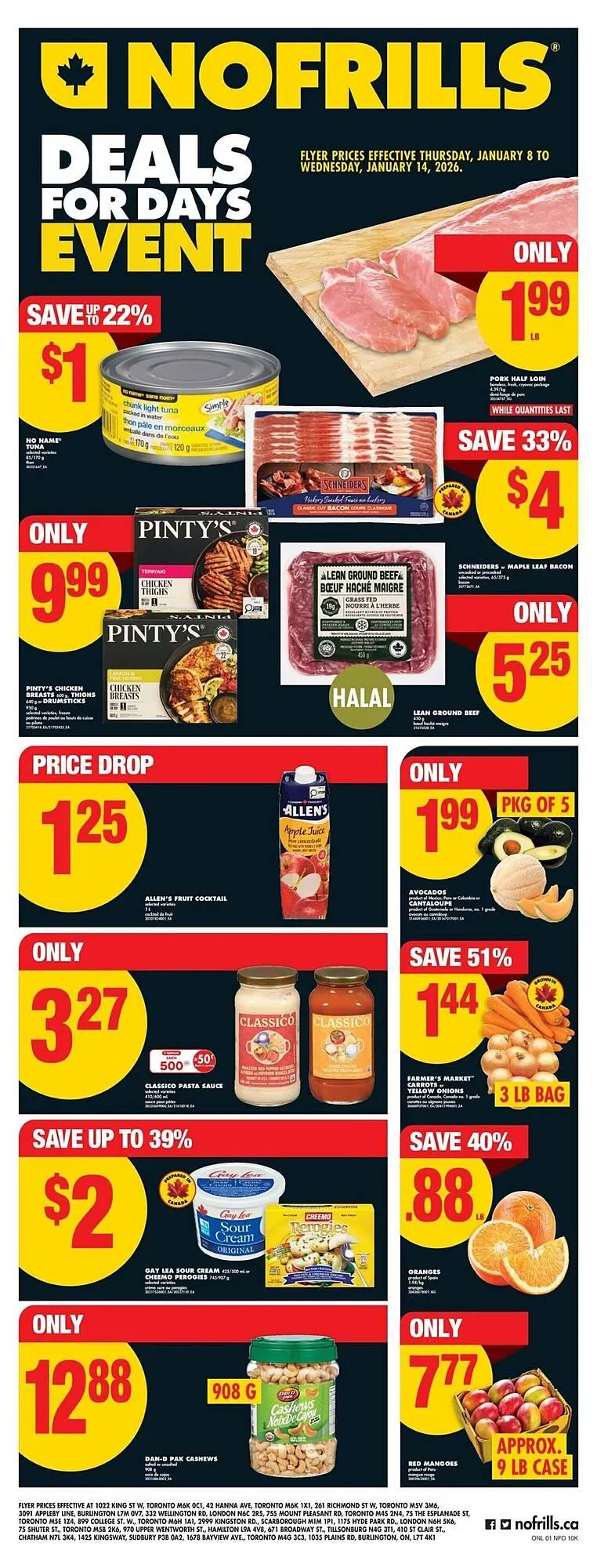 No Frills flyer from January 7 to January 14 2026 - flyer page 1