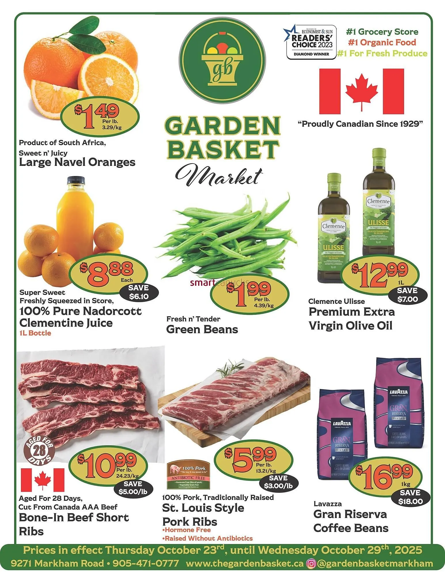 The Garden Basket flyer from October 23 to October 29 2025 - flyer page 1