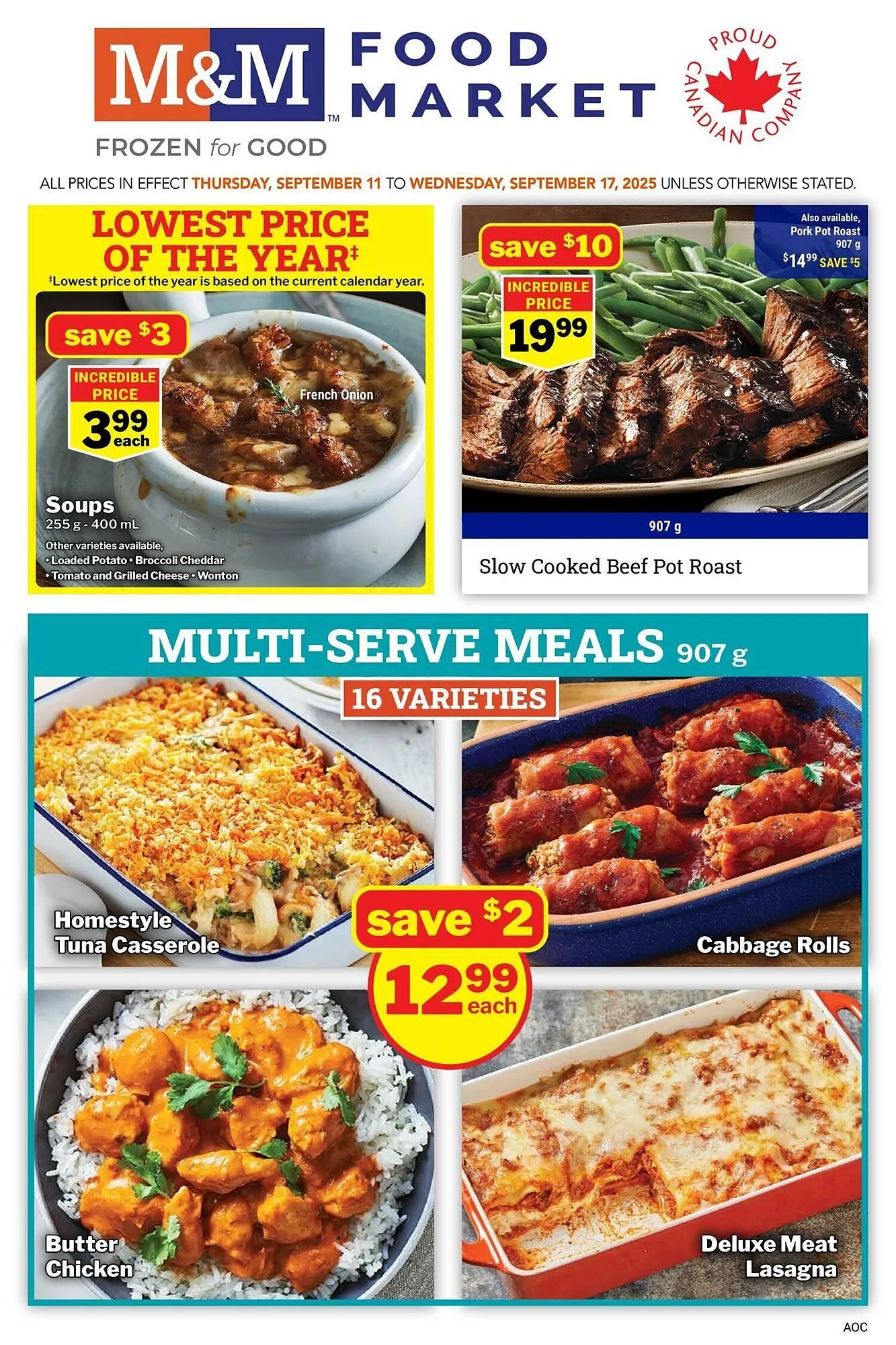 M & M Food Market flyer from September 12 to September 19 2025 - flyer page 1