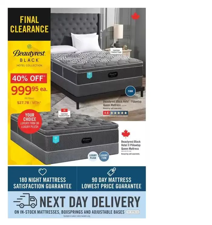 Brick Mattress Store from January 1 to January 13 2025 - flyer page 3