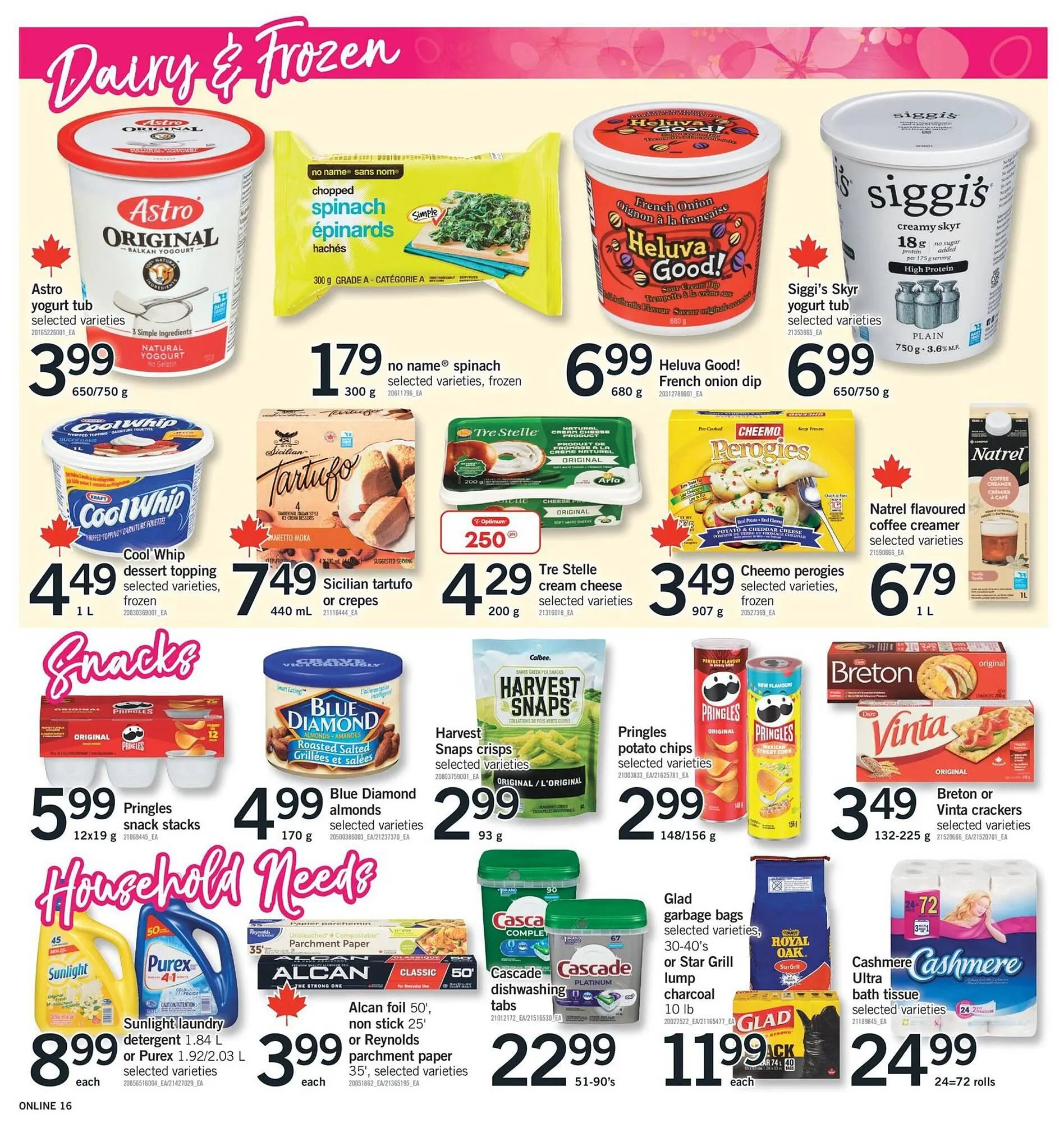 Fortinos flyer from April 18 to April 24 2025 - flyer page 16