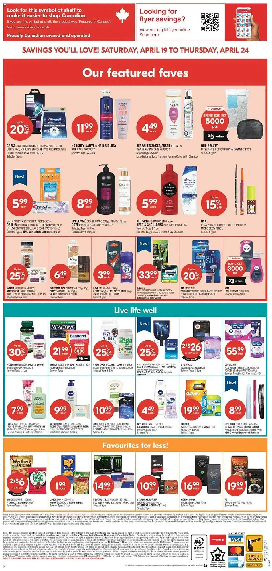 Shoppers Drug Mart flyer from April 19 to April 24 2025 - flyer page 18