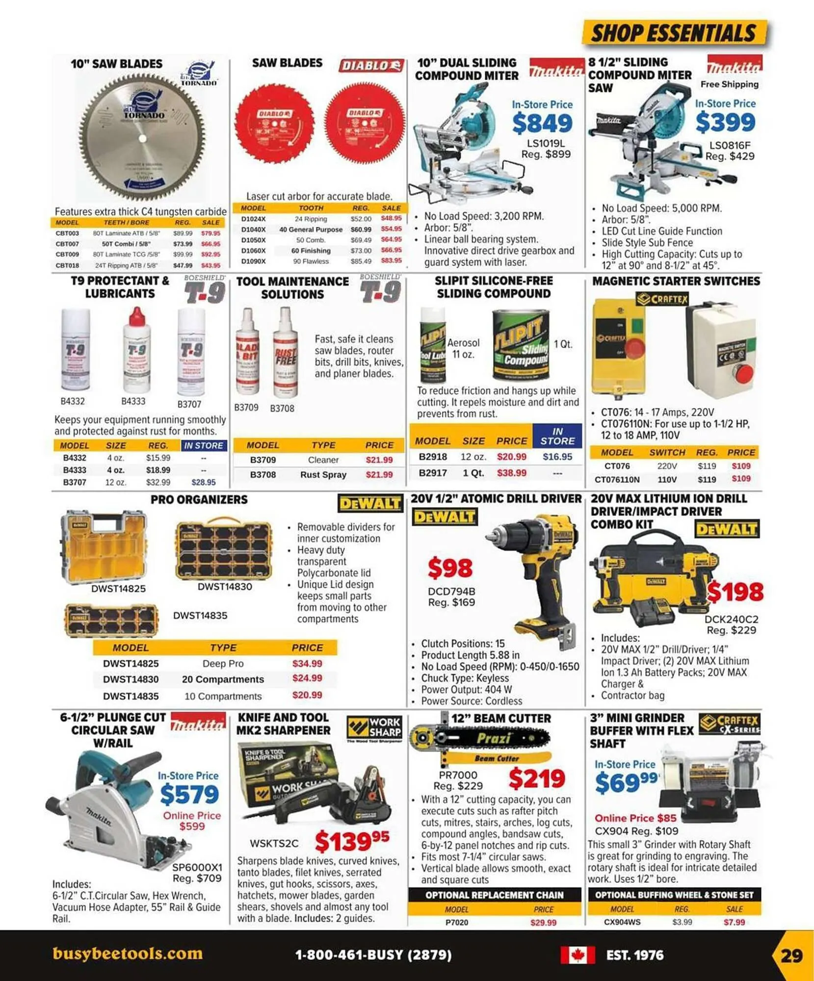 Busy Bee Tools flyer from January 19 to March 28 2026 - flyer page 29
