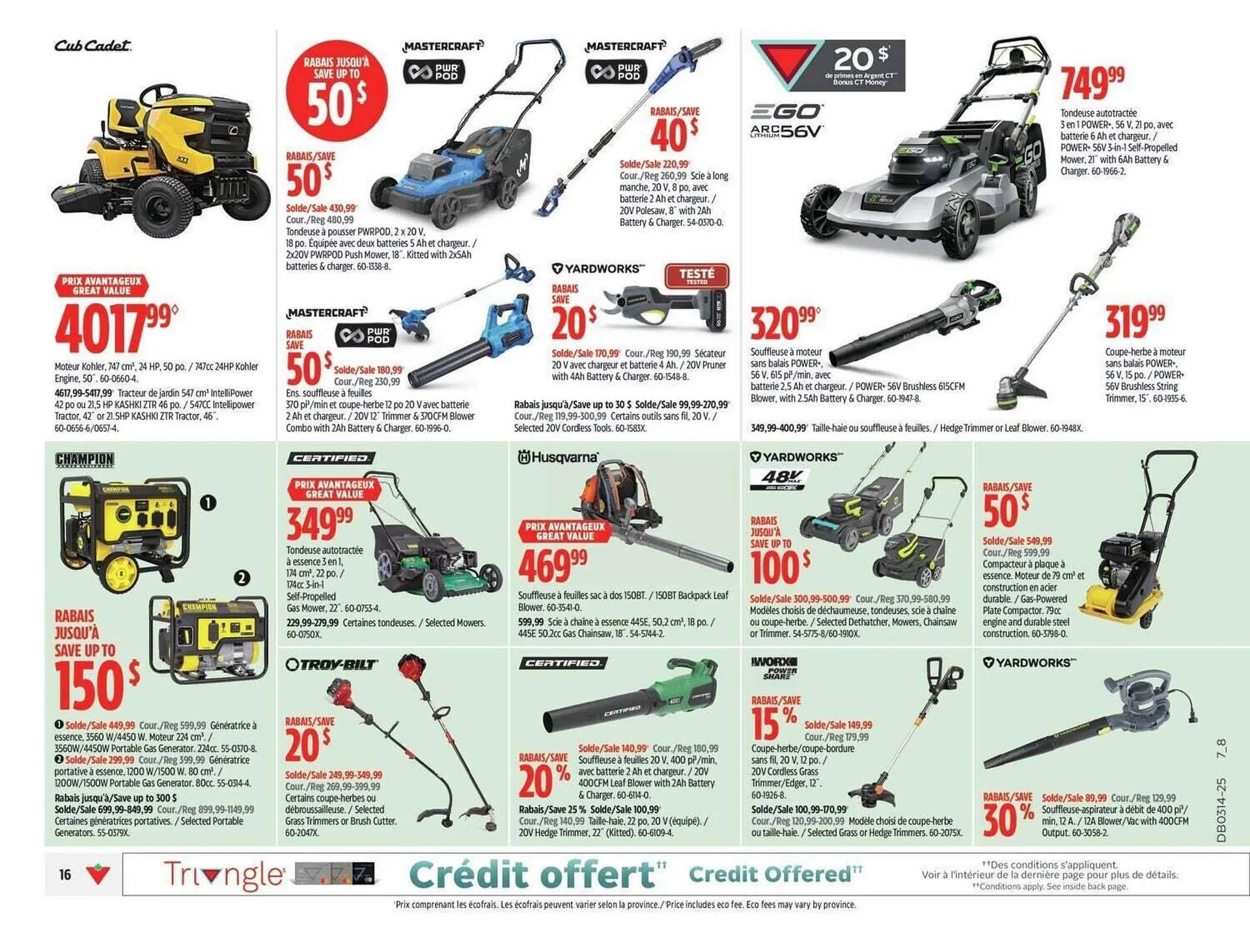 Canadian Tire flyer from March 27 to April 3 2025 - flyer page 25