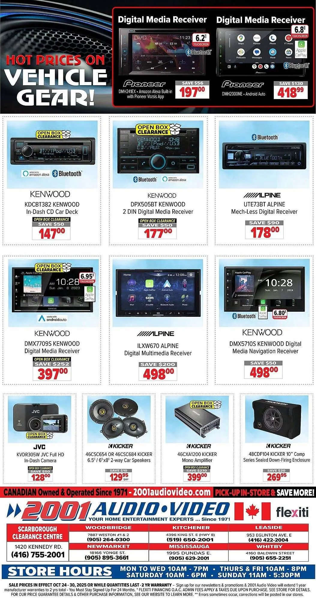 2001 Audio Video flyer from October 24 to October 31 2025 - flyer page 15