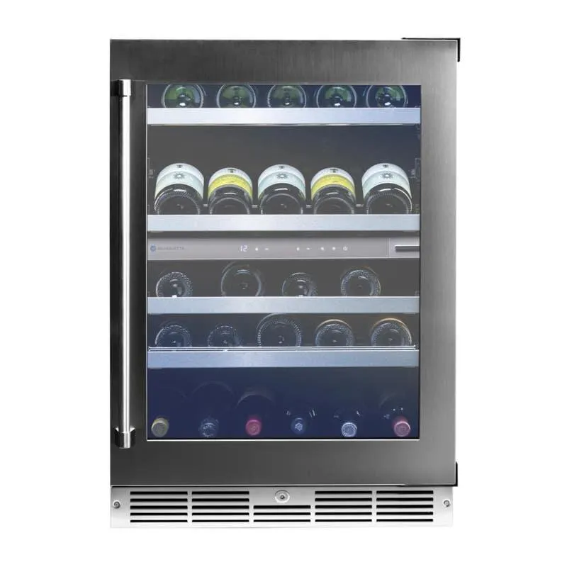 SILHOUETTE Cellier à vin encastré 24″ Inox 24" - SPRWC052D3SS