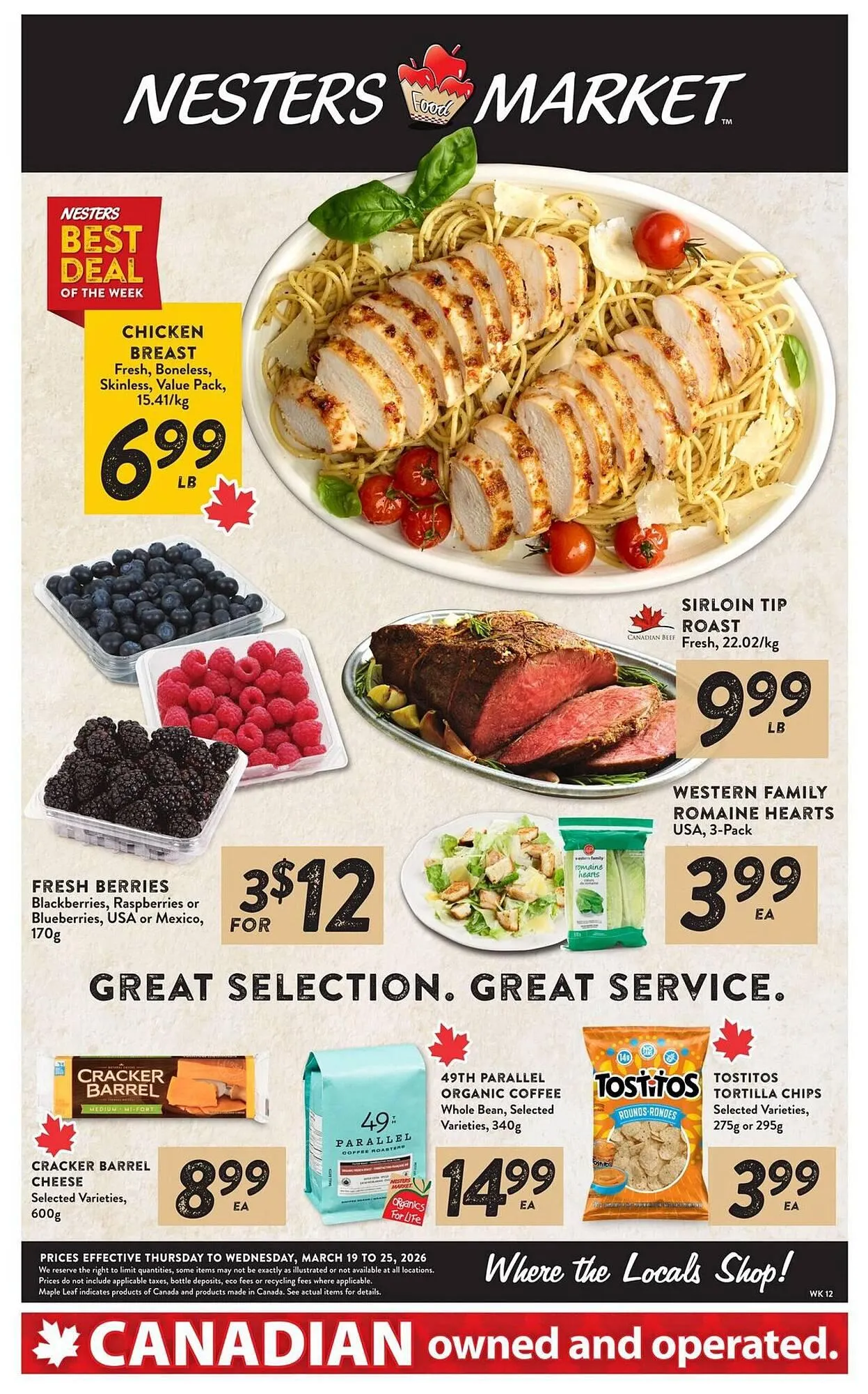 Nesters Market flyer from March 19 to March 25 2026 - flyer page 1