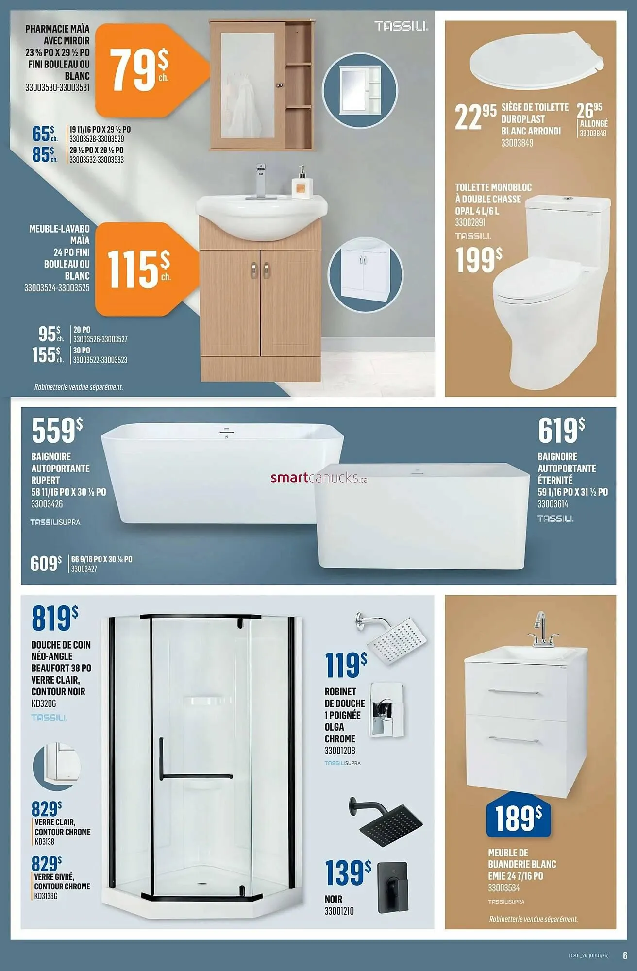 Canac flyer from January 1 to January 7 2026 - flyer page 6