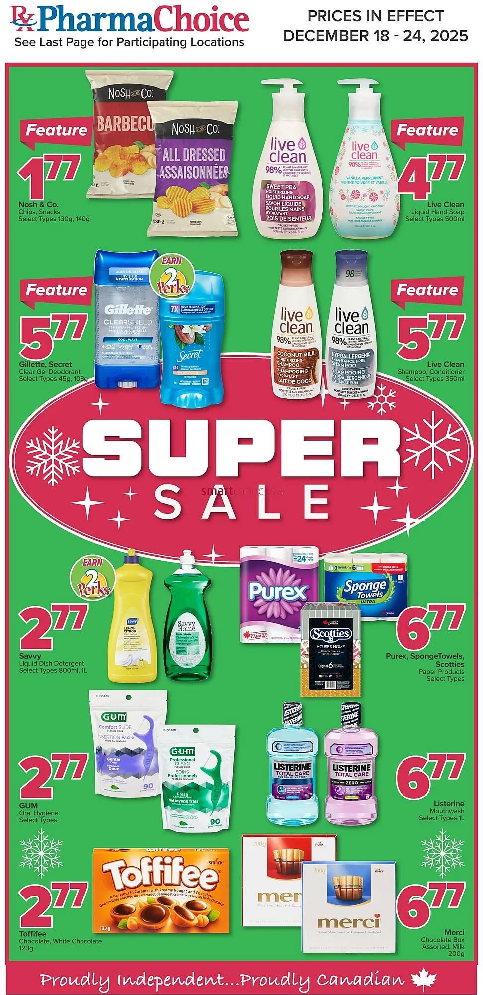 PharmaChoice flyer from December 18 to December 24 2025 - flyer page 1