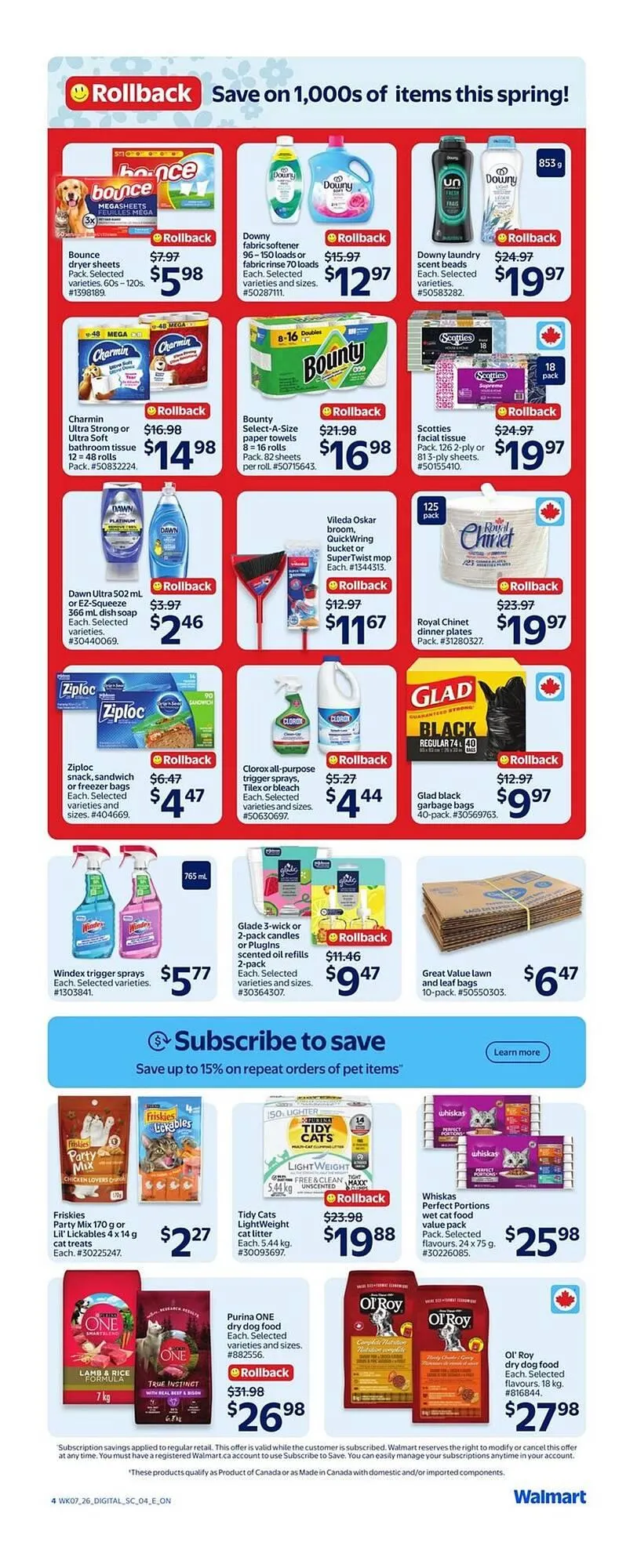 Walmart flyer from March 12 to March 18 2026 - flyer page 8