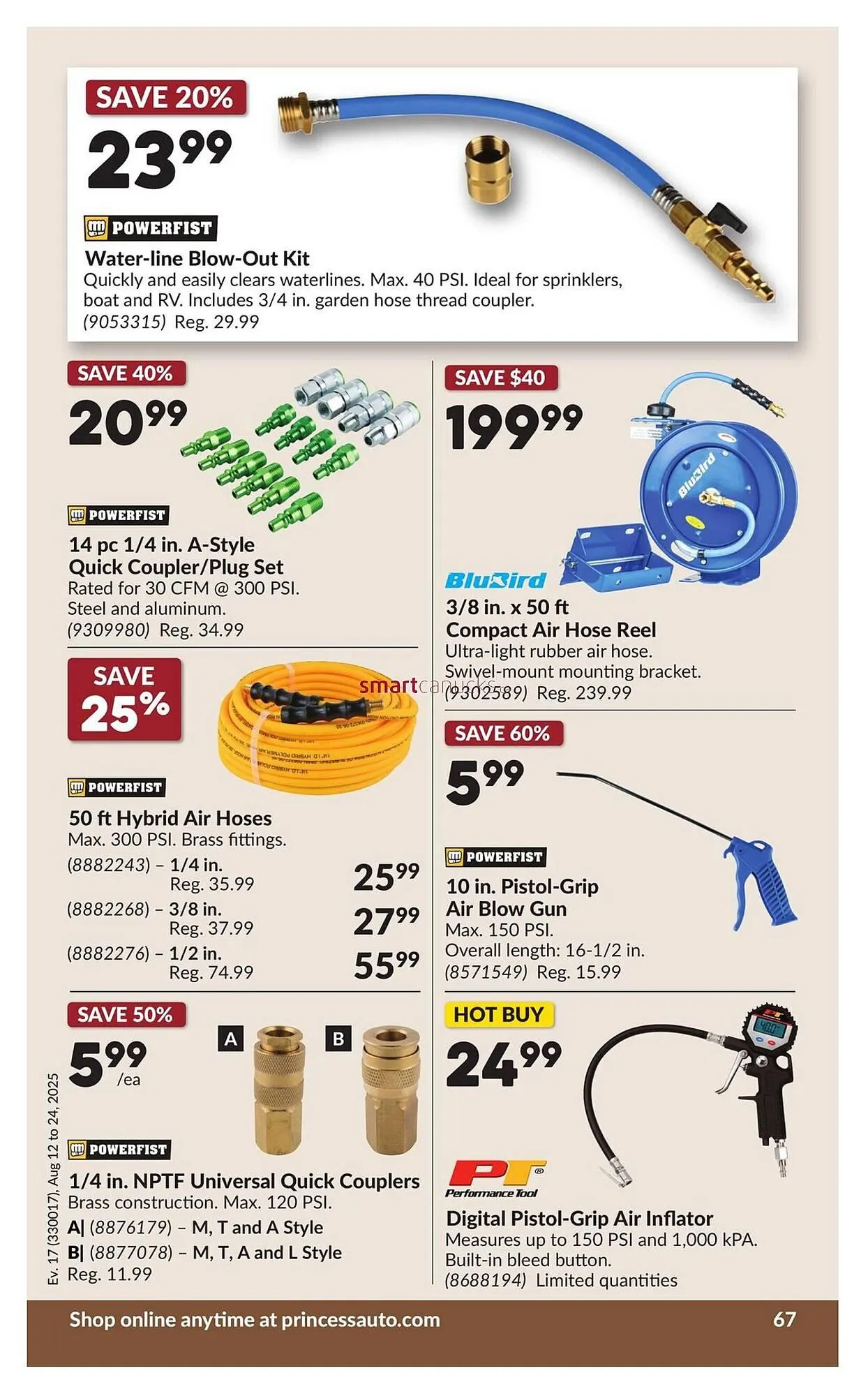 Princess Auto flyer from August 12 to August 24 2025 - flyer page 73