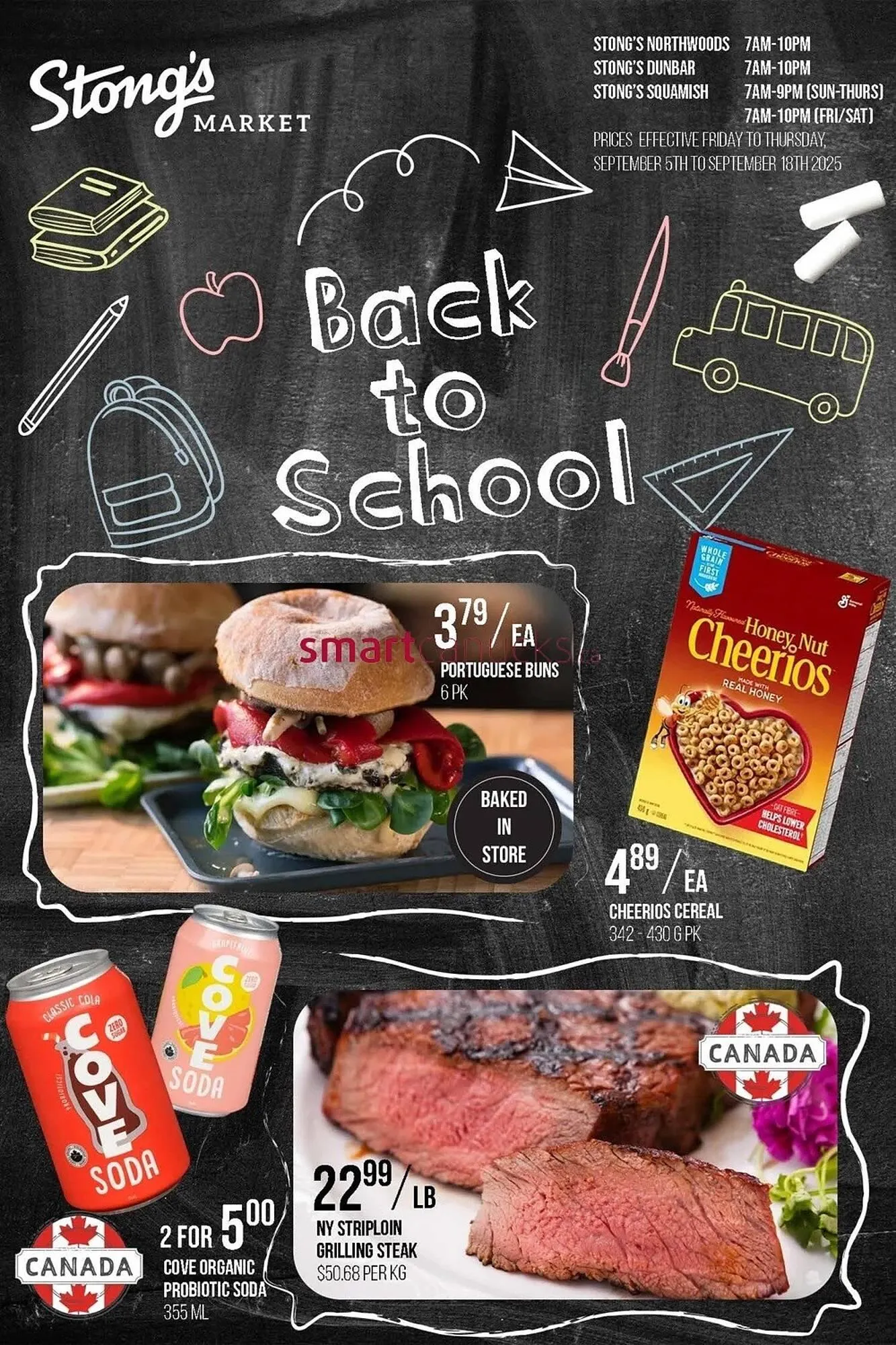 Stong's Market flyer from September 5 to September 11 2025 - flyer page 1