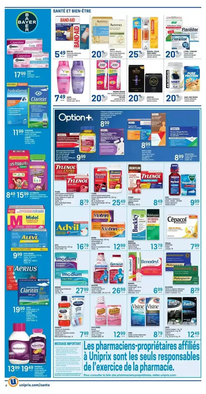 Uniprix Weekly ad from March 13 to March 19 2025 - flyer page 4