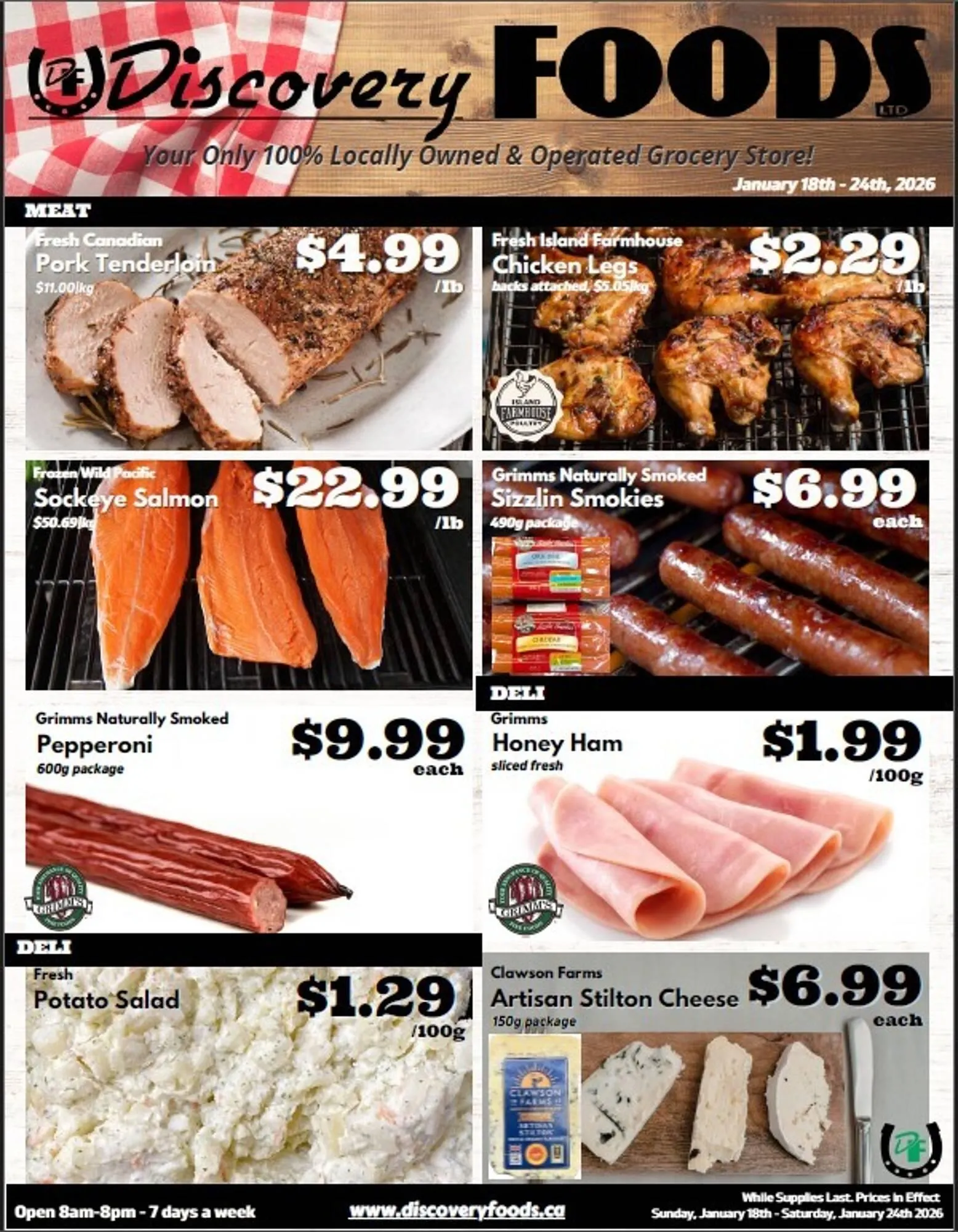 Discovery Foods flyer from January 18 to January 24 2026 - flyer page 1