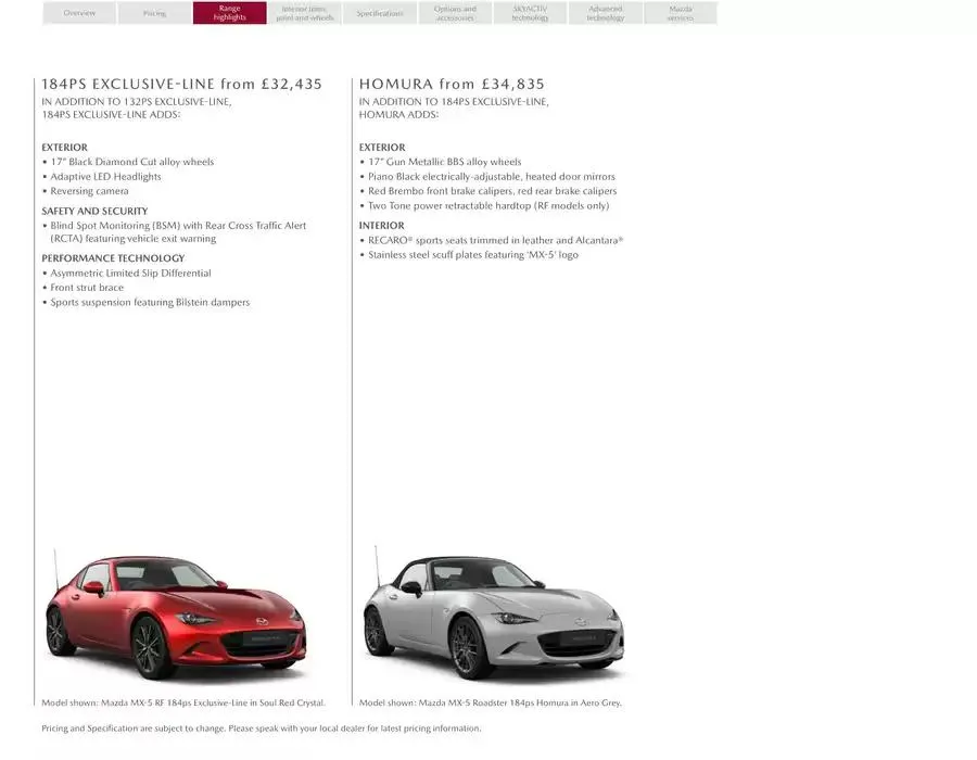 Mazda MX-5 ROADSTER from February 21 to February 21 2026 - flyer page 9