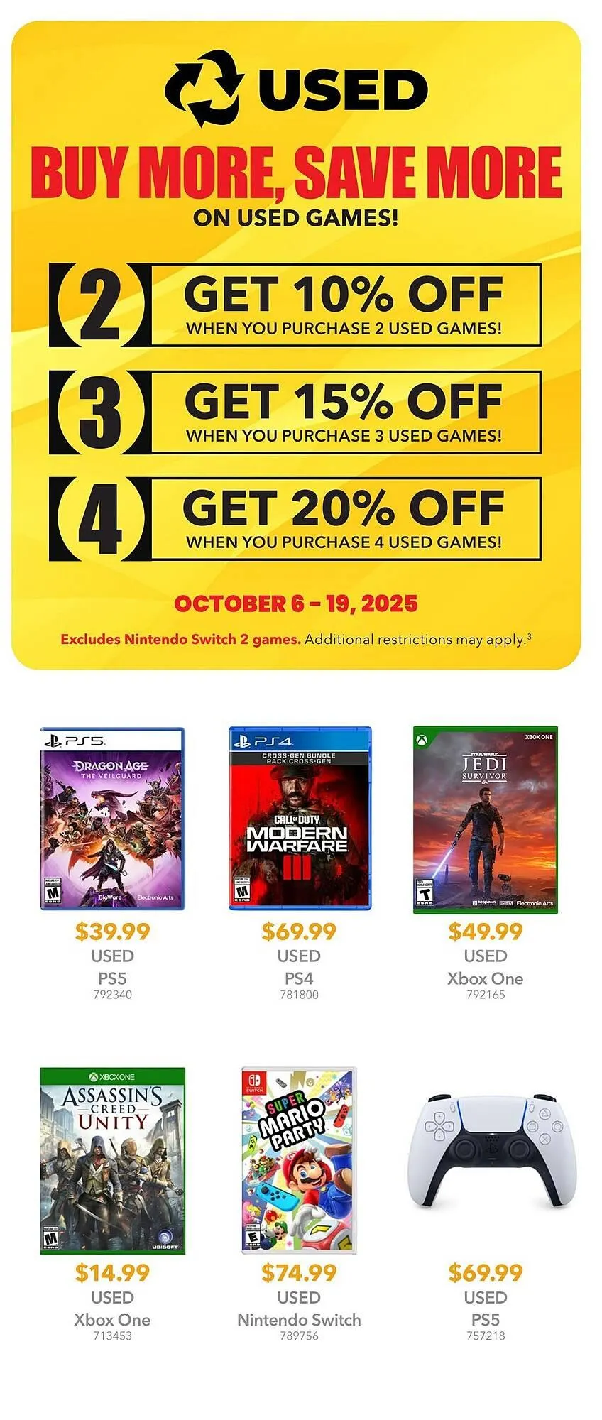 EB Games flyer from October 8 to October 14 2025 - flyer page 4