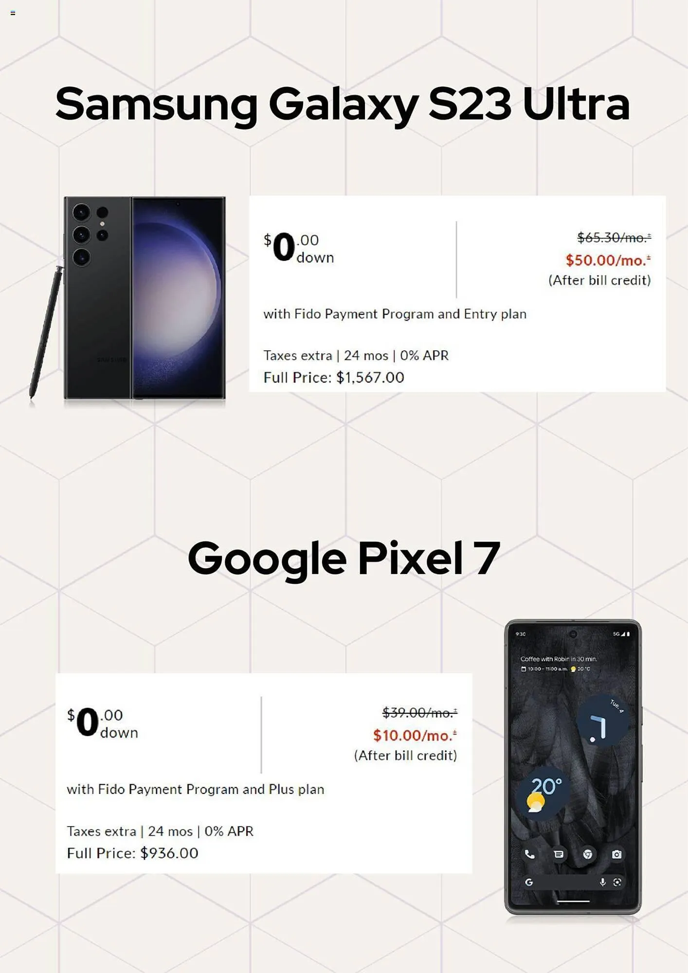 Fido flyer from April 8 to May 12 2024 - flyer page 2