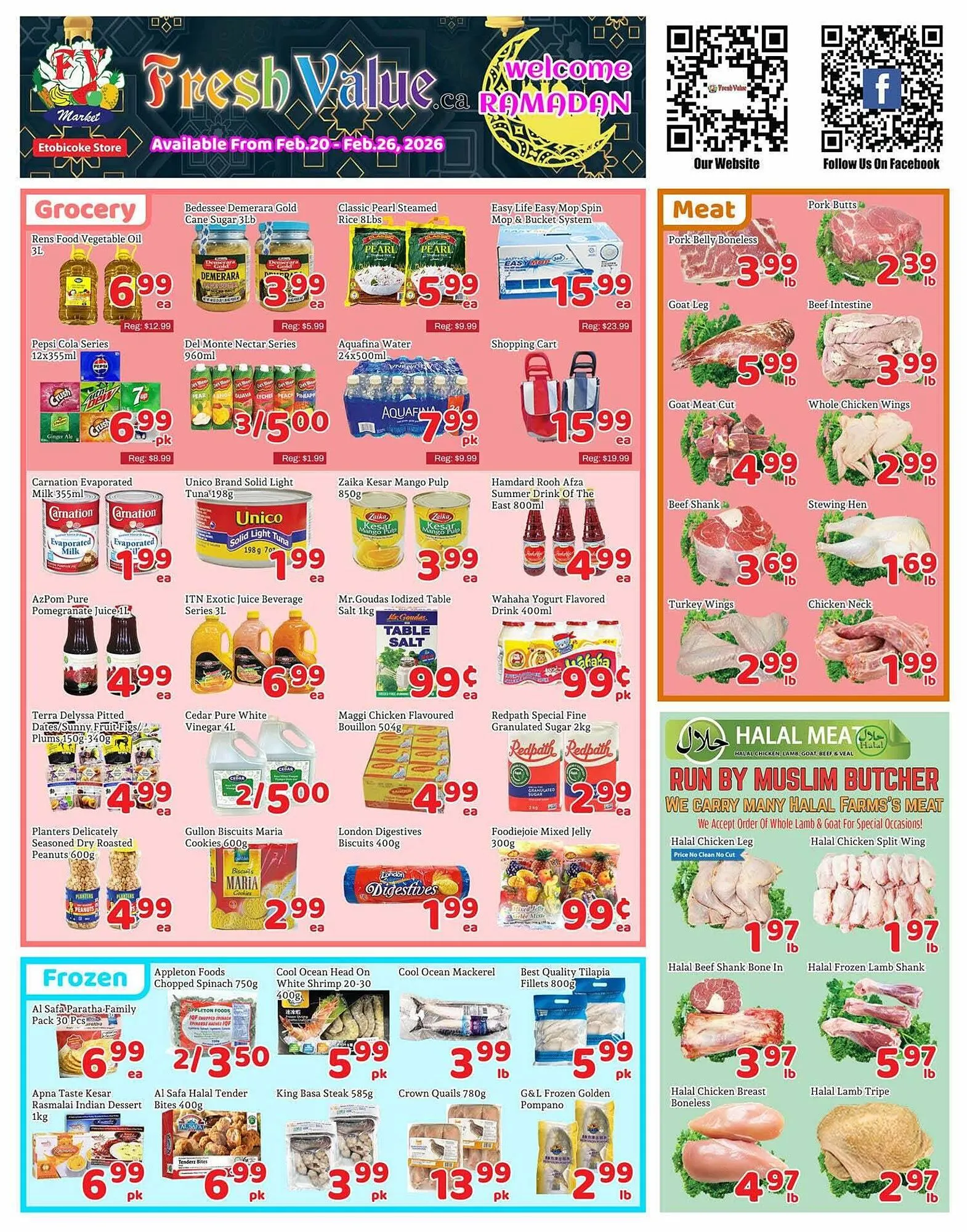 Fresh Value flyer from February 20 to February 27 2026 - flyer page 1