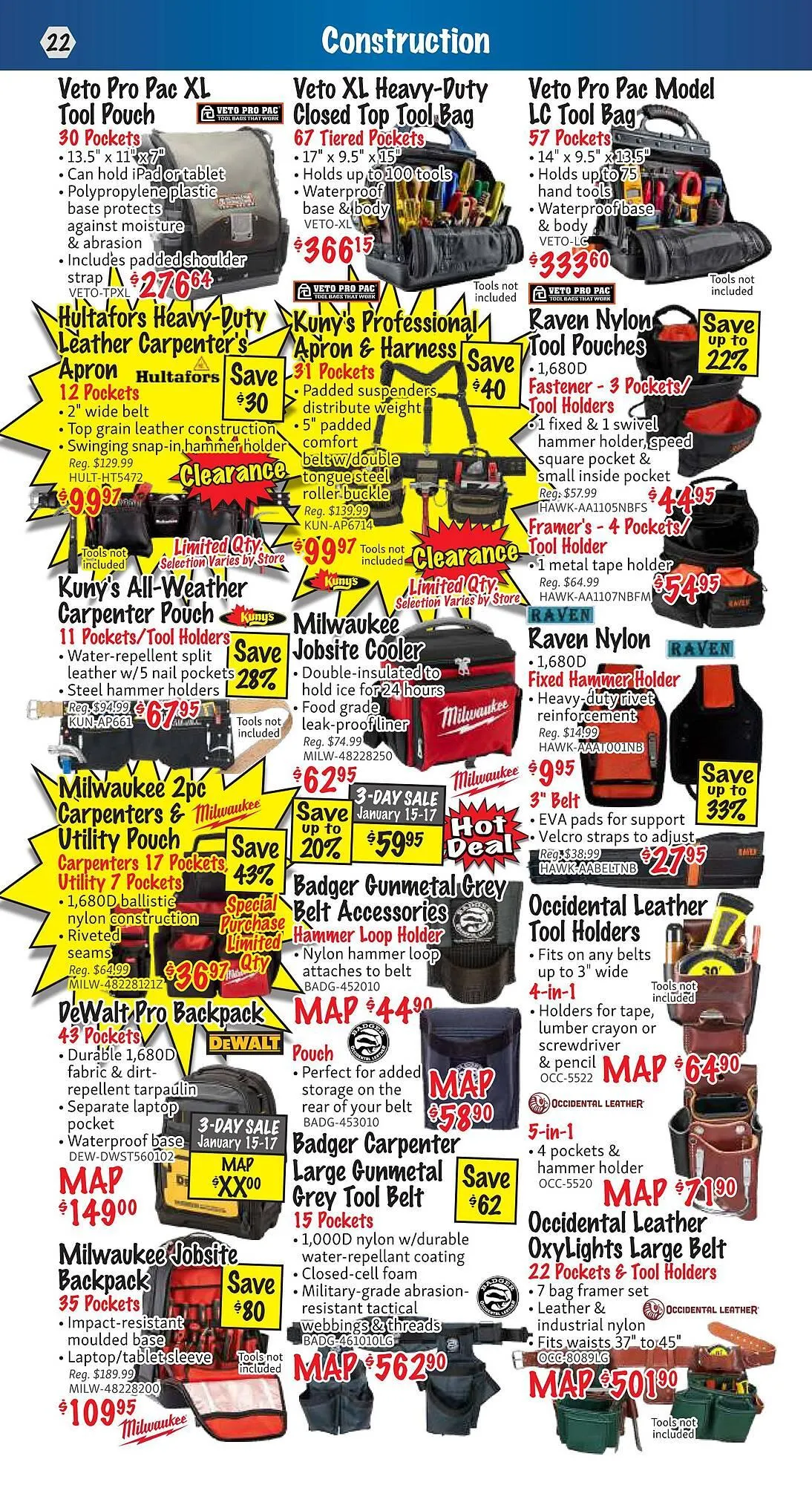 KMS Tools flyer from January 1 to January 31 2026 - flyer page 22