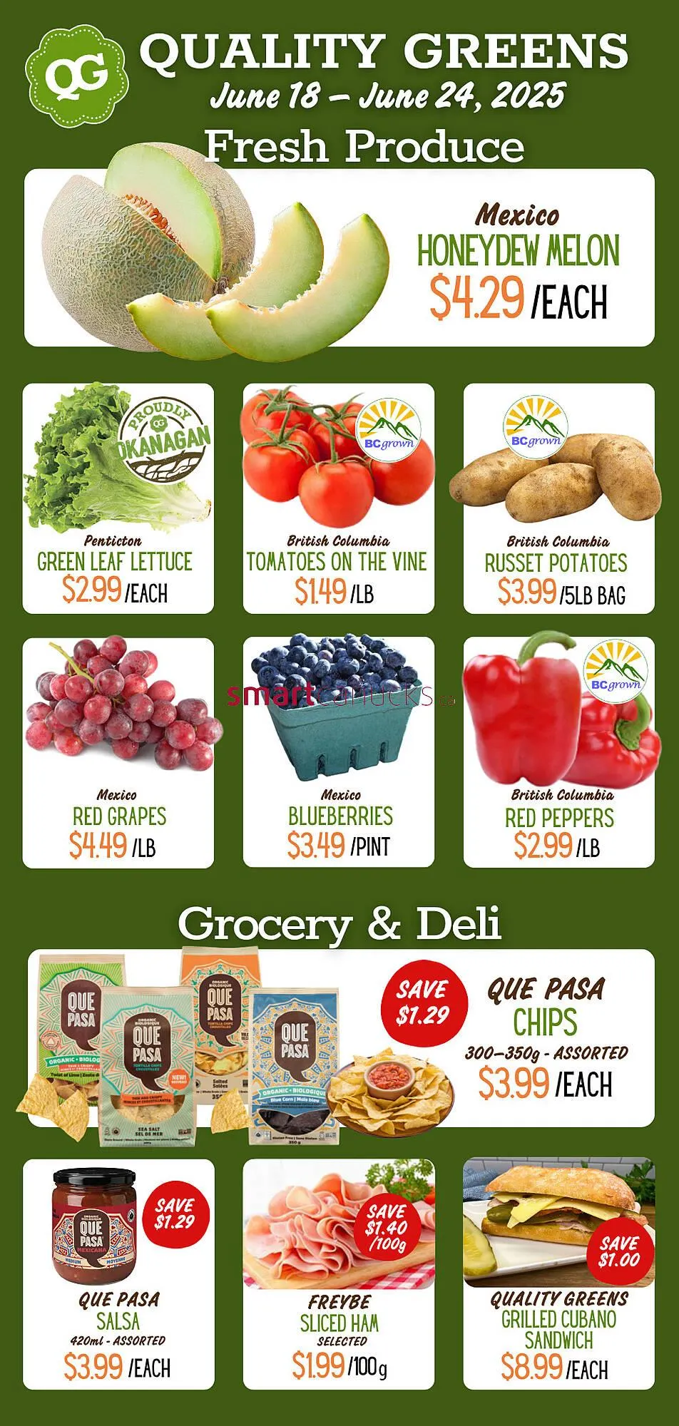 Quality Greens flyer - 1