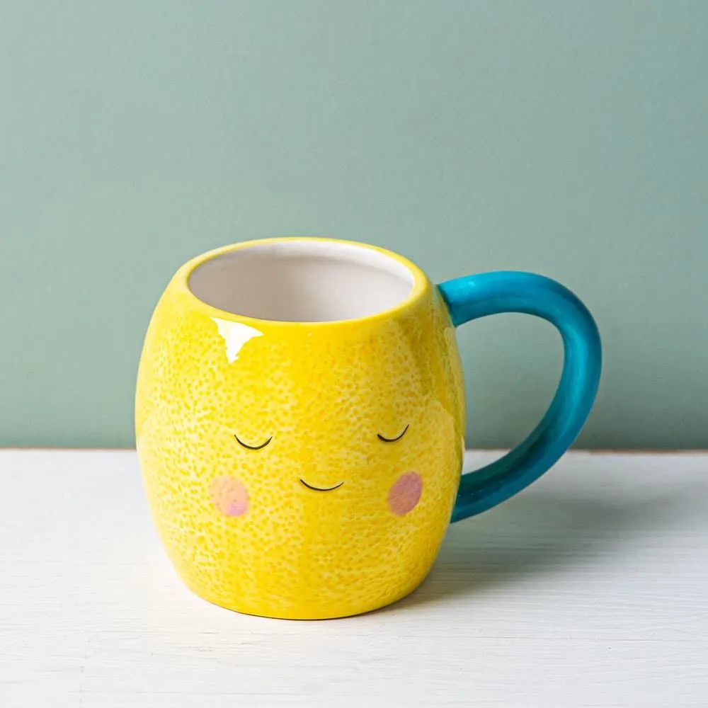 Boston Warehouse Flea Market Shaped 'Lemon' Mug (Yellow)