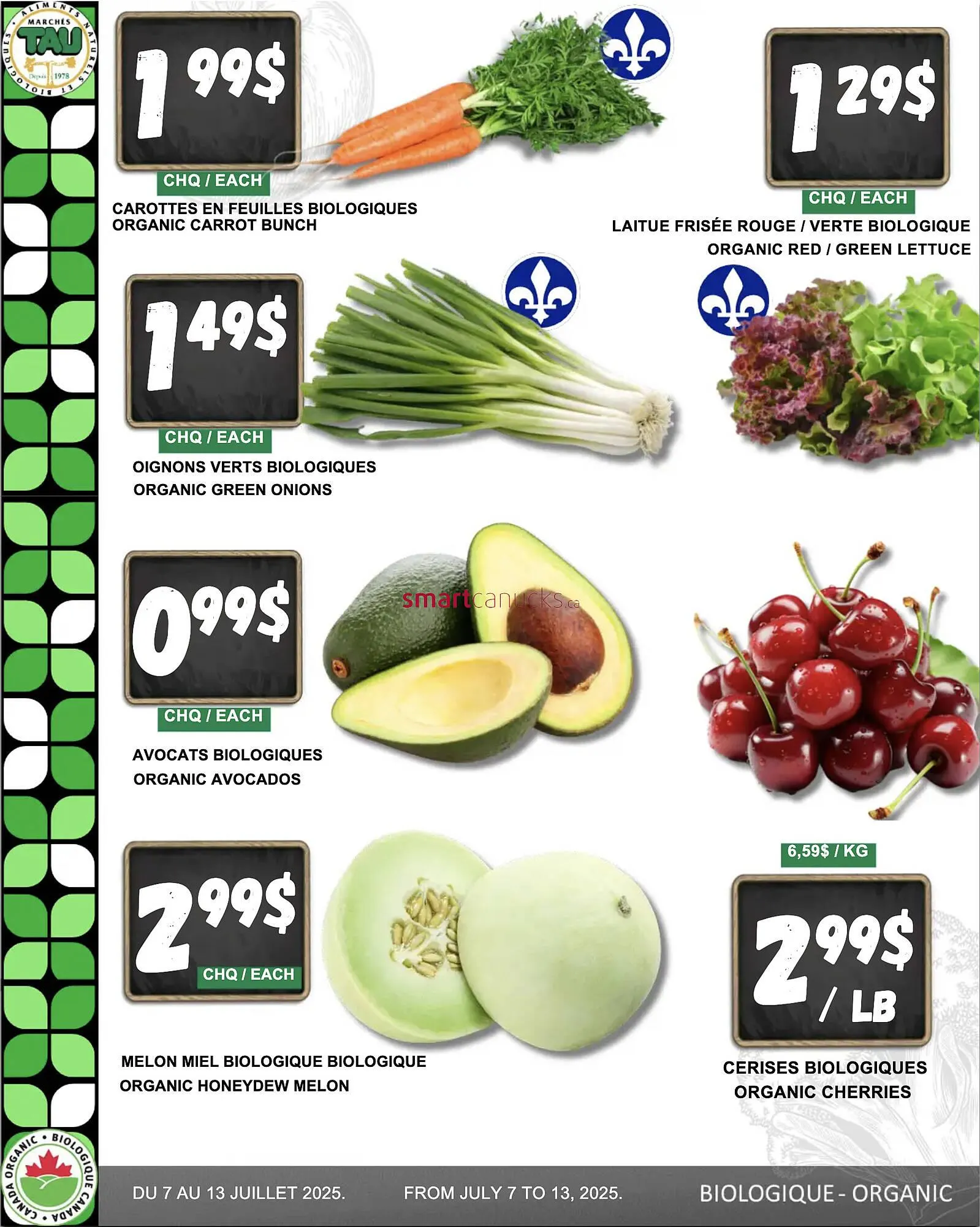 Marches Tau flyer from July 9 to July 15 2025 - flyer page 1