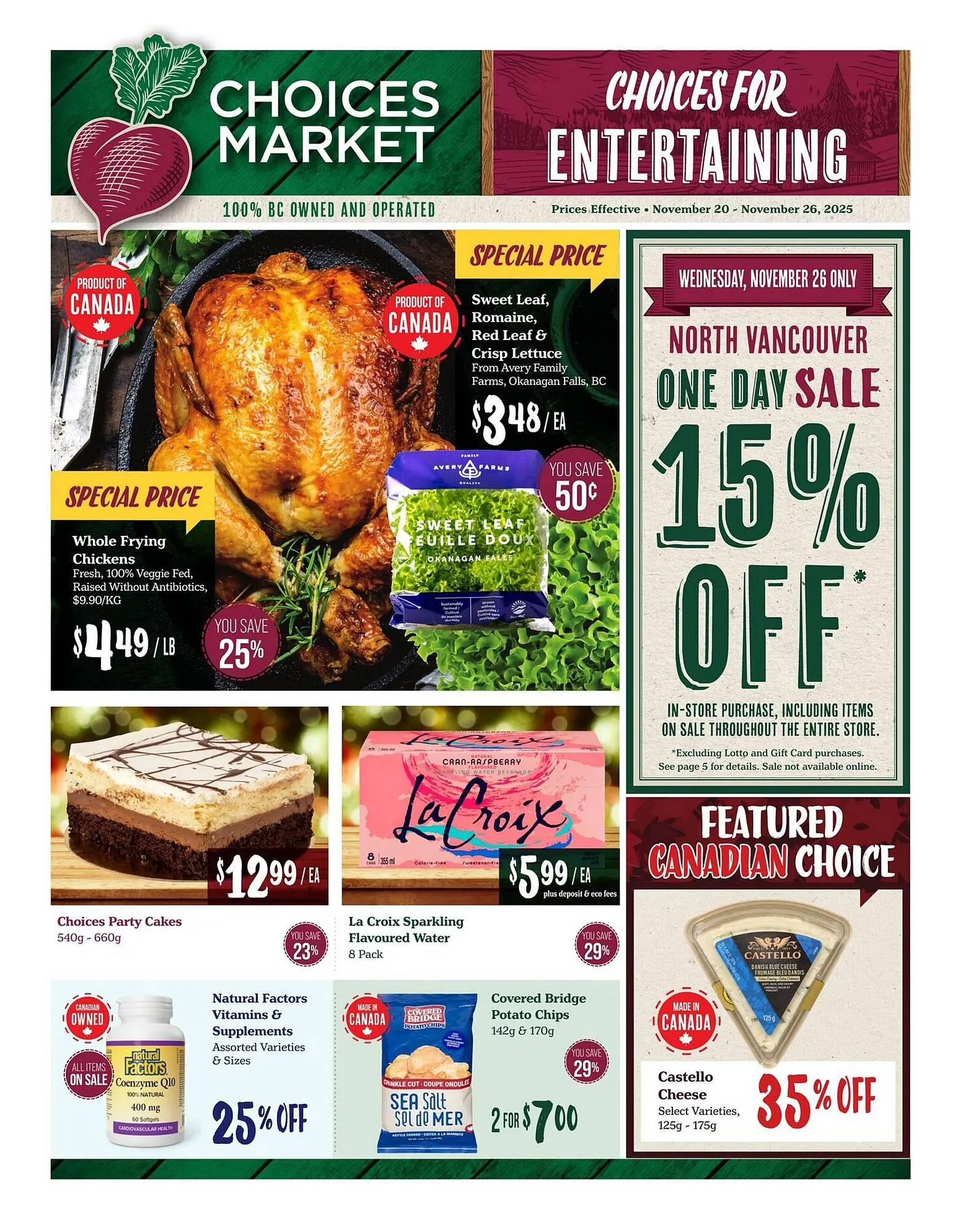 Choices Market flyer from November 20 to November 26 2025 - flyer page 1