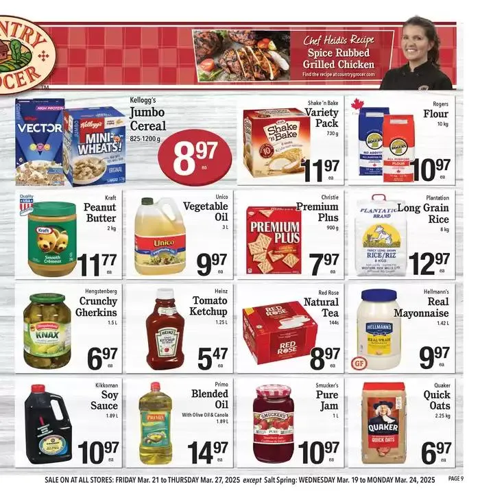 Current bargains and offers from March 21 to March 27 2025 - flyer page 9