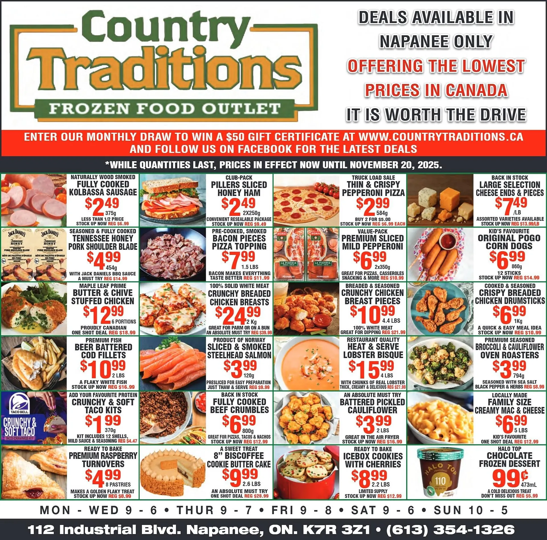 Country Traditions flyer from November 13 to November 19 2025 - flyer page 1
