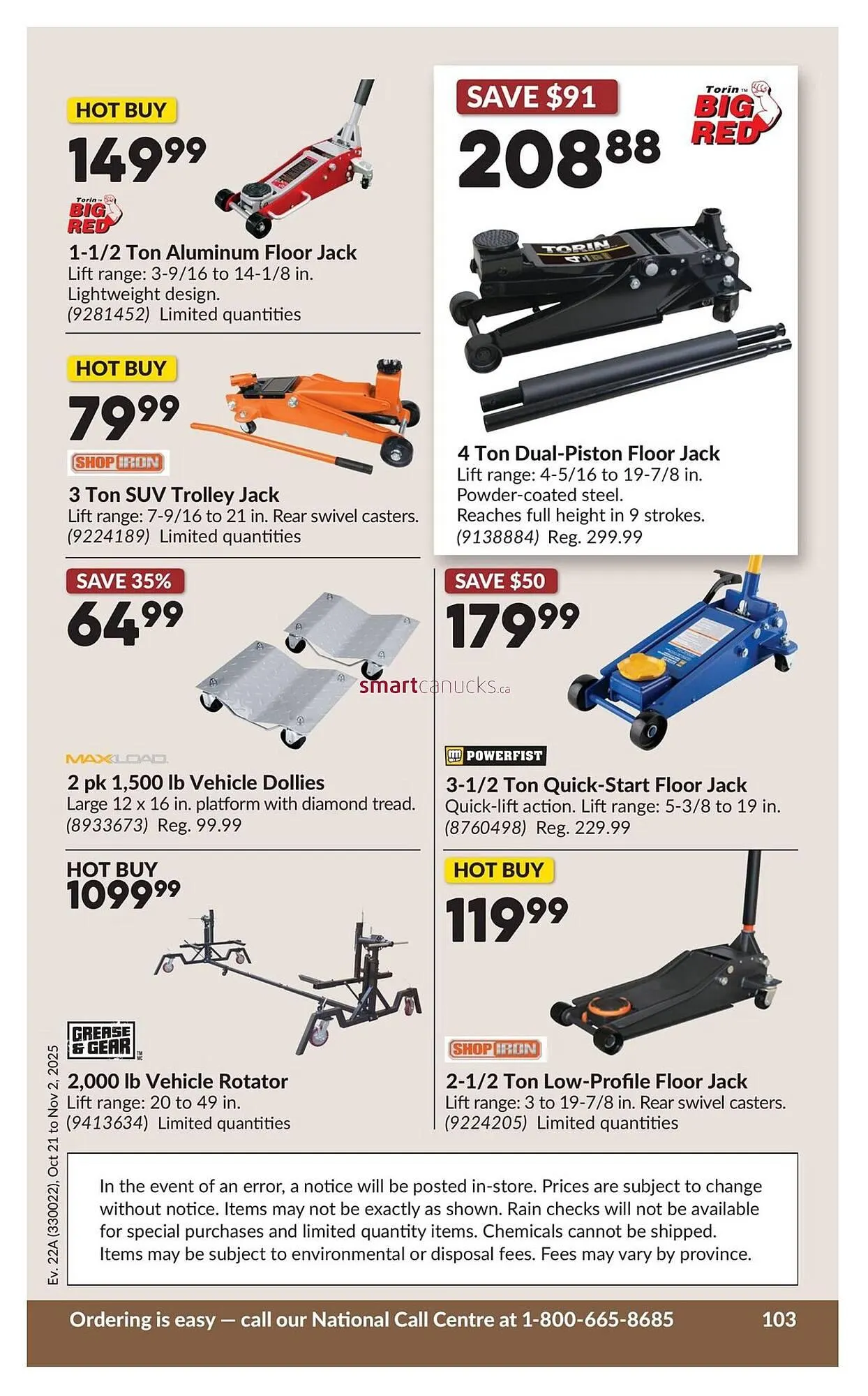 Princess Auto flyer from October 16 to October 26 2025 - flyer page 109