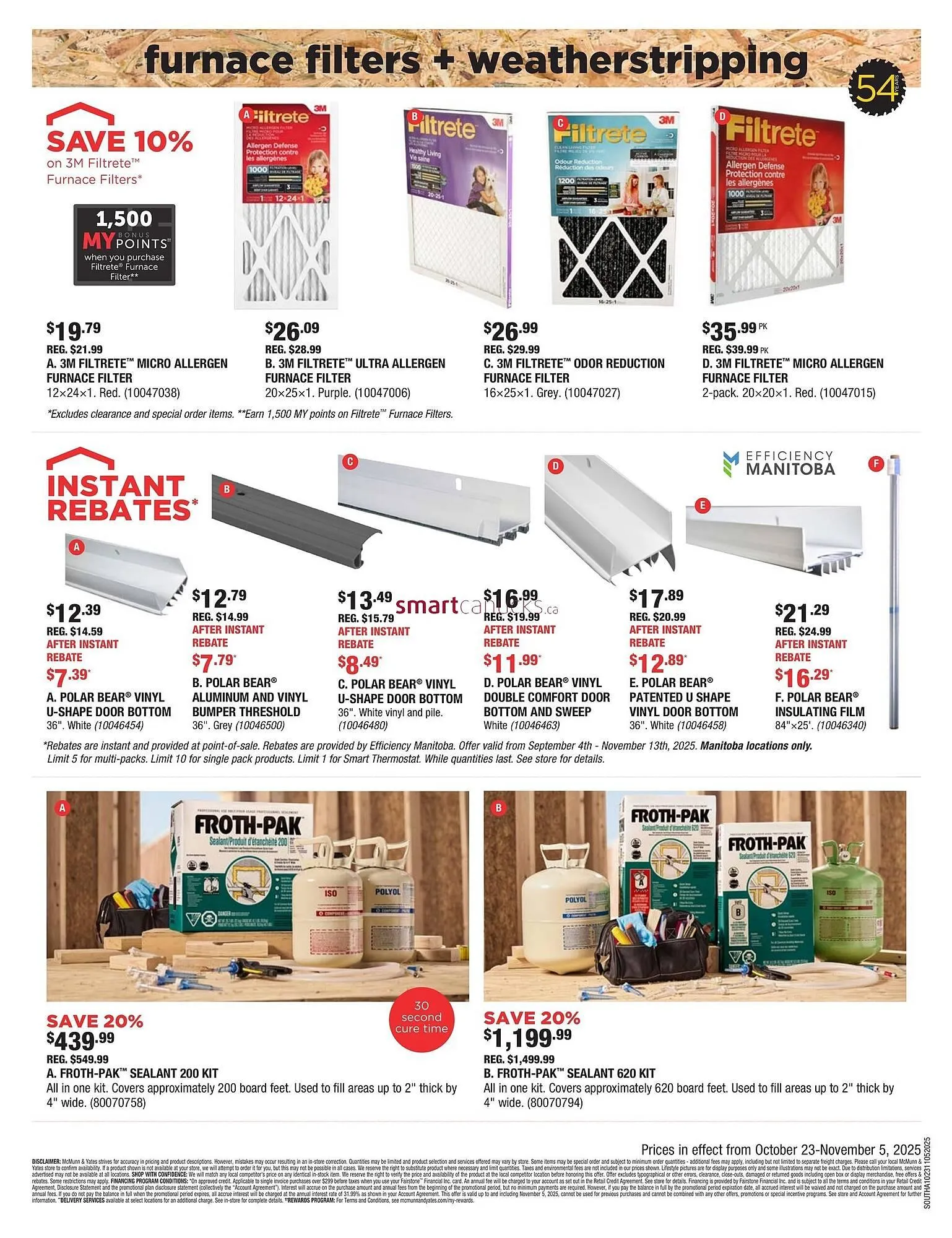 McMunn & Yates Building Supplies flyer from October 23 to October 29 2025 - flyer page 10