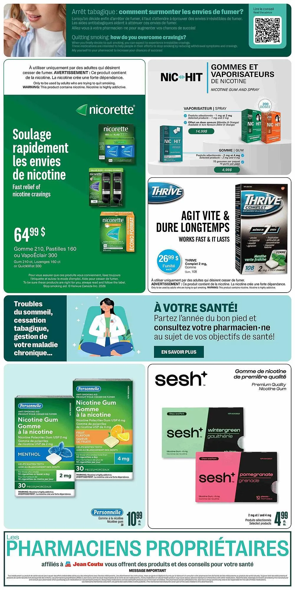 Jean Coutu flyer from January 1 to January 7 2026 - flyer page 8