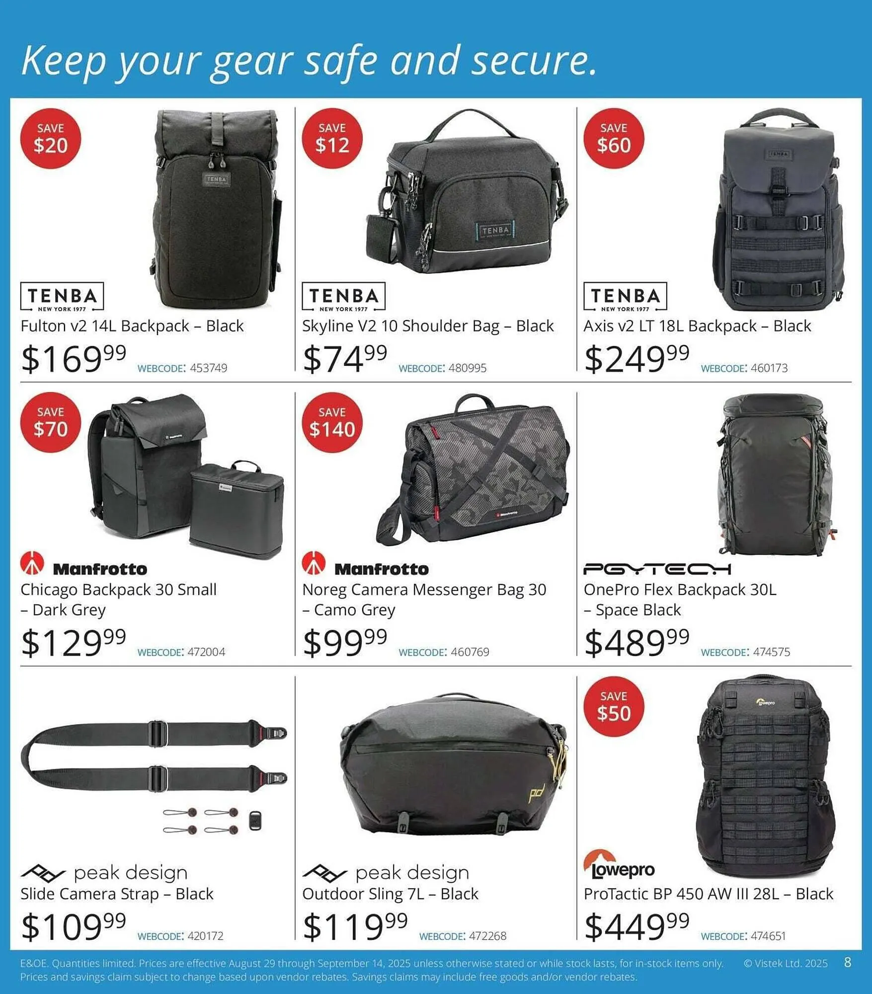 Vistek flyer from August 28 to September 25 2025 - flyer page 8